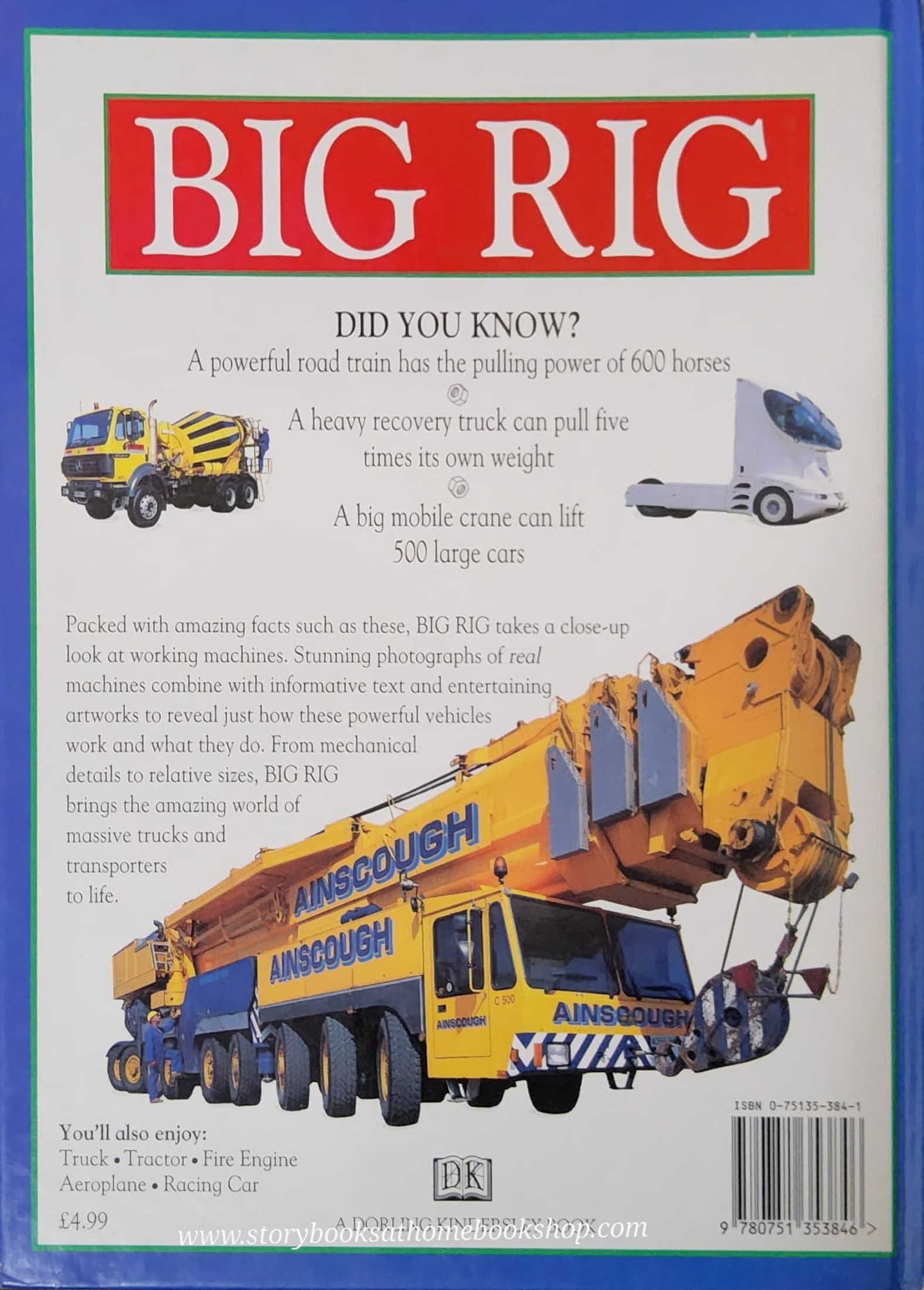KNOWLEDGE BOOK ** 🍅🍓MIGHTY MACHINES:BIG RIG AND OTHER MASSIVE MACHINES
