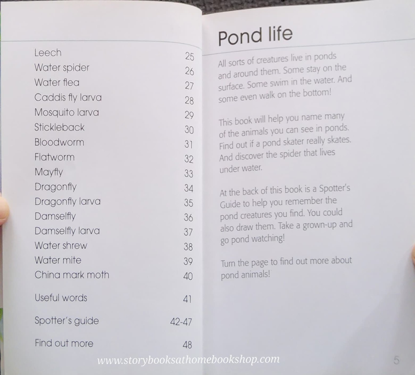 Knowledge Book** ð
ð
RSPB FIRST BOOK OF POND LIFE