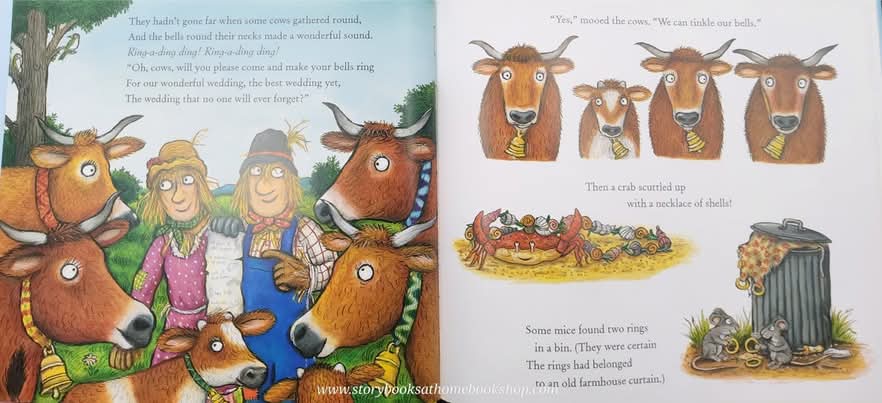 หนังสือนิทานปกแข็ง** 🍅🍅THE SCARECROWS' WEDDING BY JULIA DONALSON.AXEL SCHEFFLER