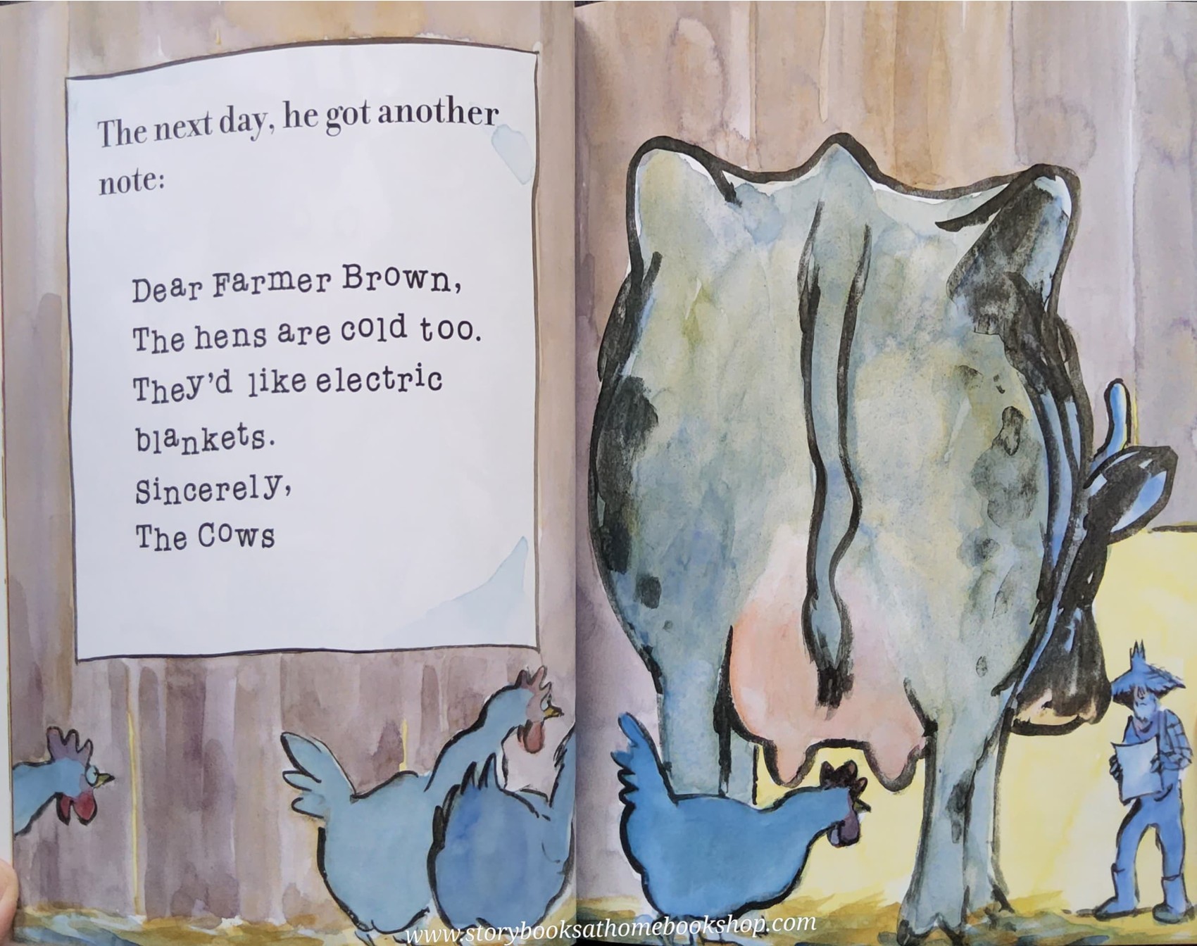 หนังสือนิทานปกอ่อน** ♥️CLICK,CLACK,MOO COWS THAT TYPE WITH CD