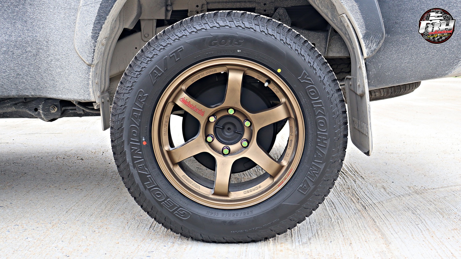 TOYOTA REVO ROCCO เปลี่ยนยาง YOKOHAMA GEOLANDAR AT G015 265/65R18 114H
