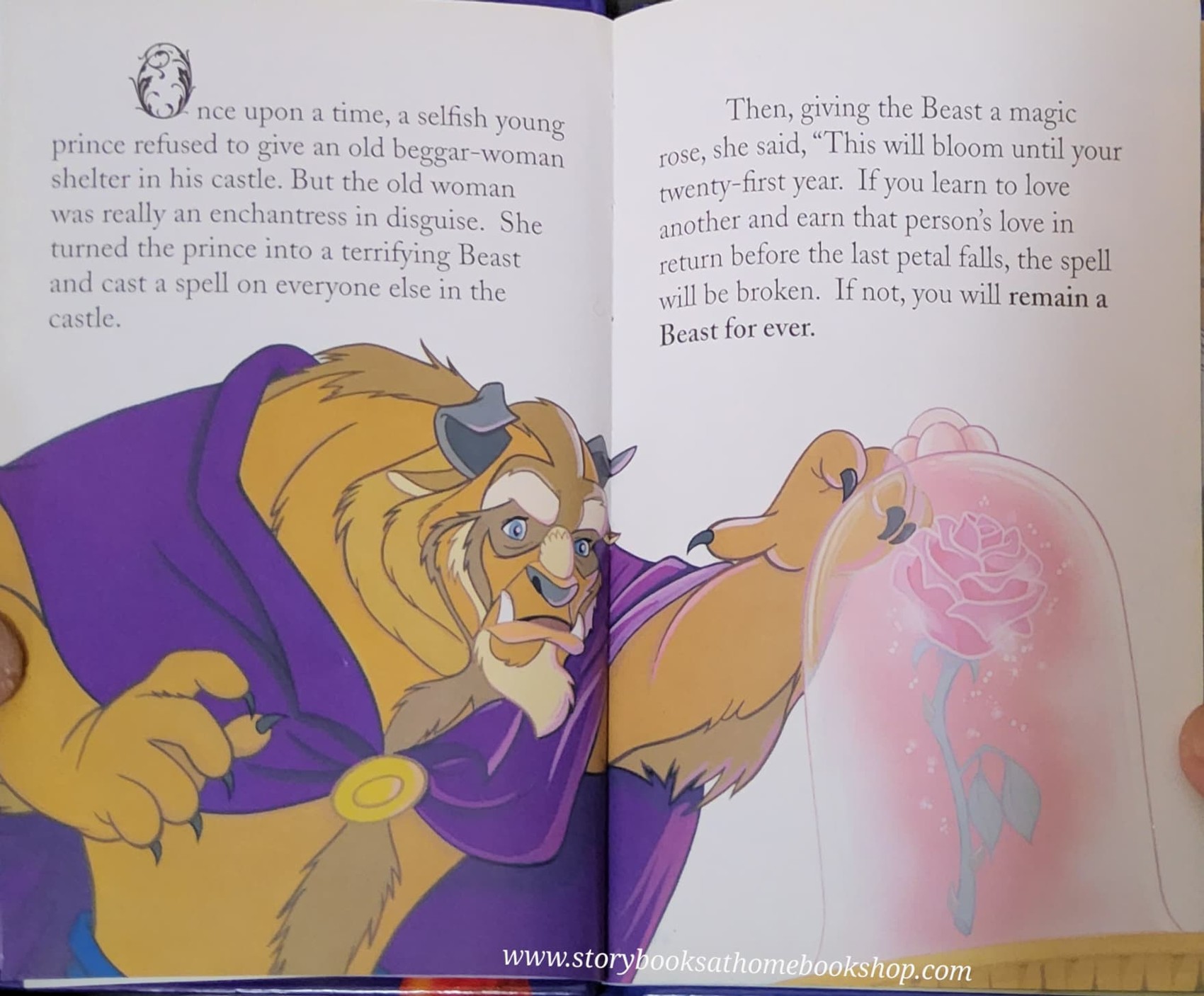 หนังสือนิทานปกแข็ง** 🍅🍓DISNEY PRINCESS: BEAUTY AND THE BEAST