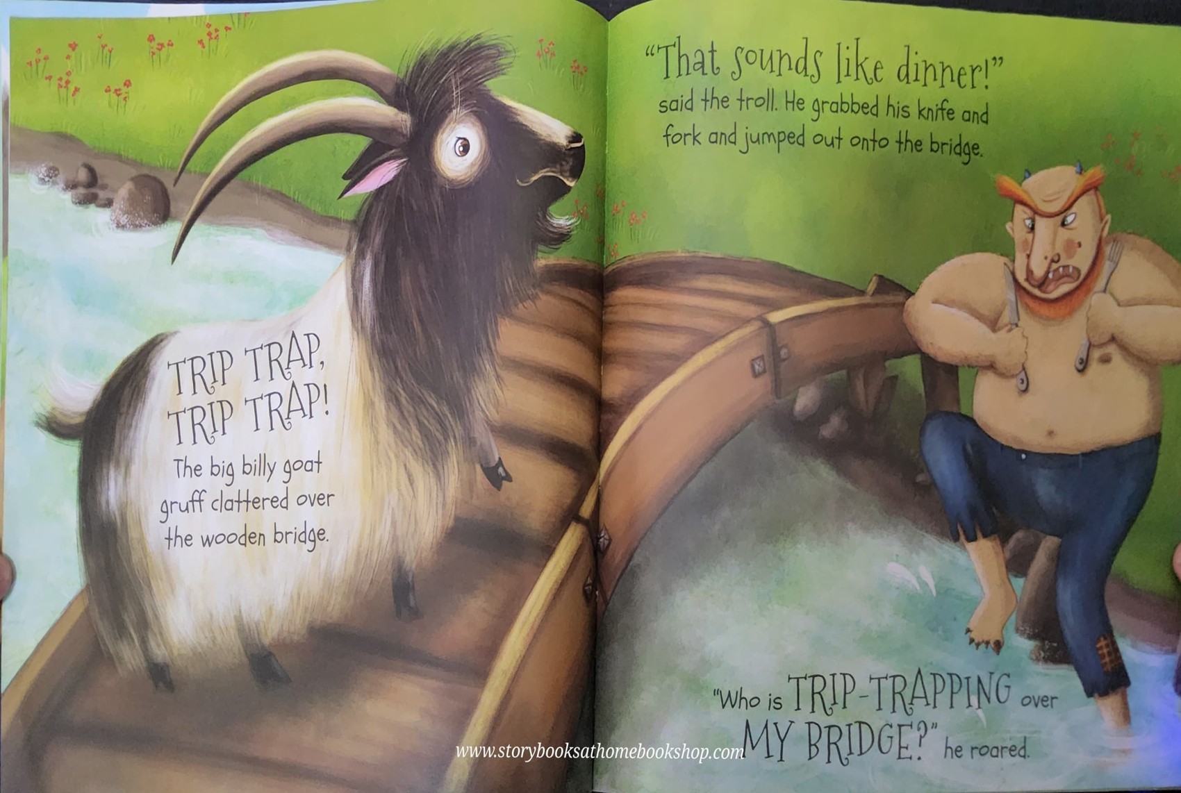 หนังสือนิทานปกอ่อน** 🍅🍓MY FAIRYTALE TIME: THE THREE BILLY GOATS GRUFF