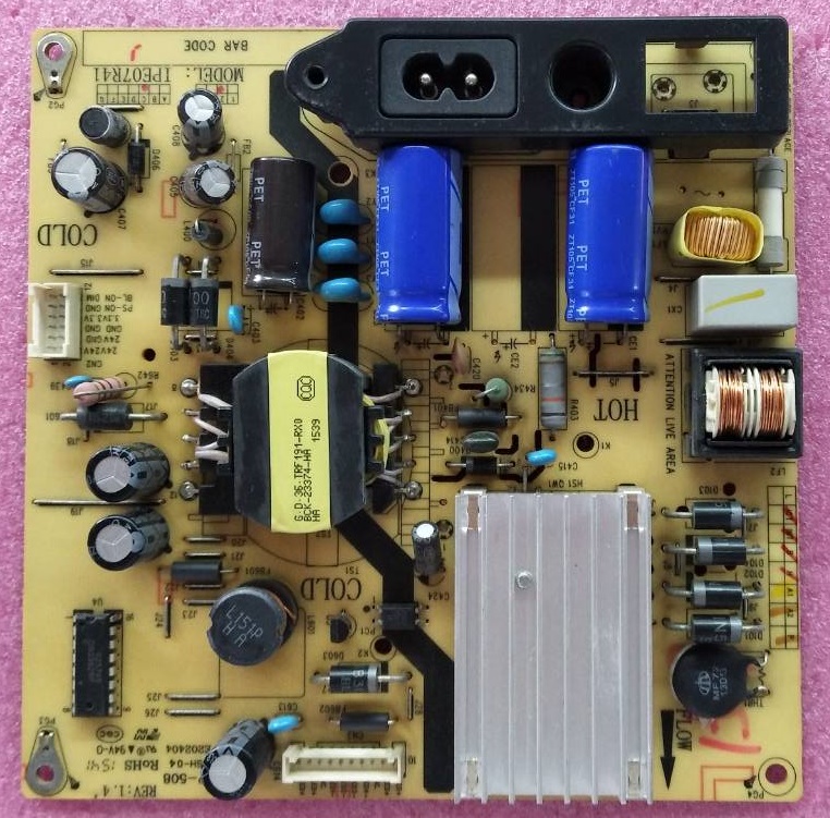 ซับพลายทีวี ทีซีแอล TCL ของแท้ถอดจากเครื่อง ใช้กับรุ่น LED40D2730 LED40D2720 พาร์ท IPE07R41