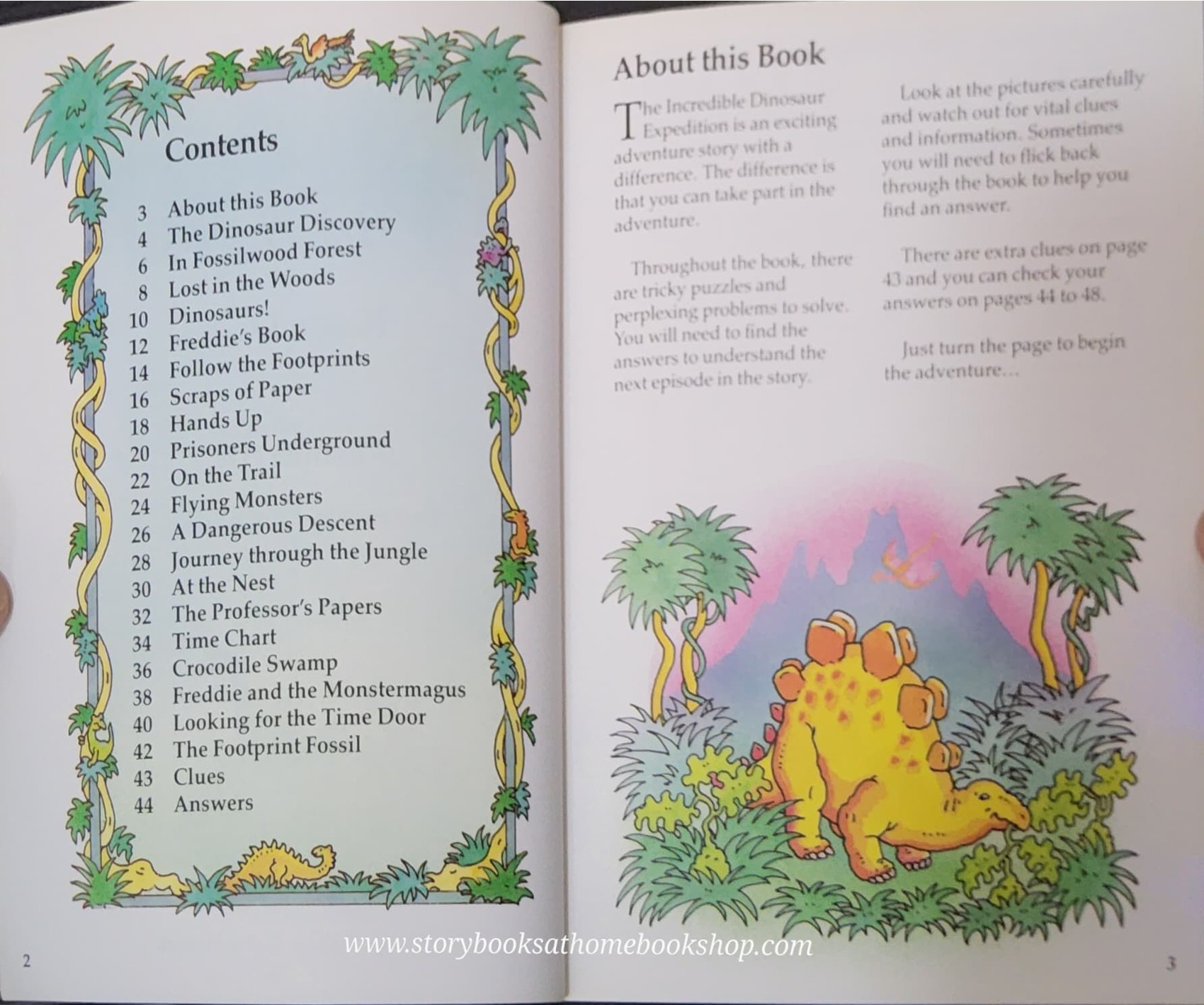 PUZZLE BOOK** ♥️USBORNE PUZZLE ADVENTURES: THE INCREDIBLE DINOSAUR EXPEDITION BY KAREN DOLBY