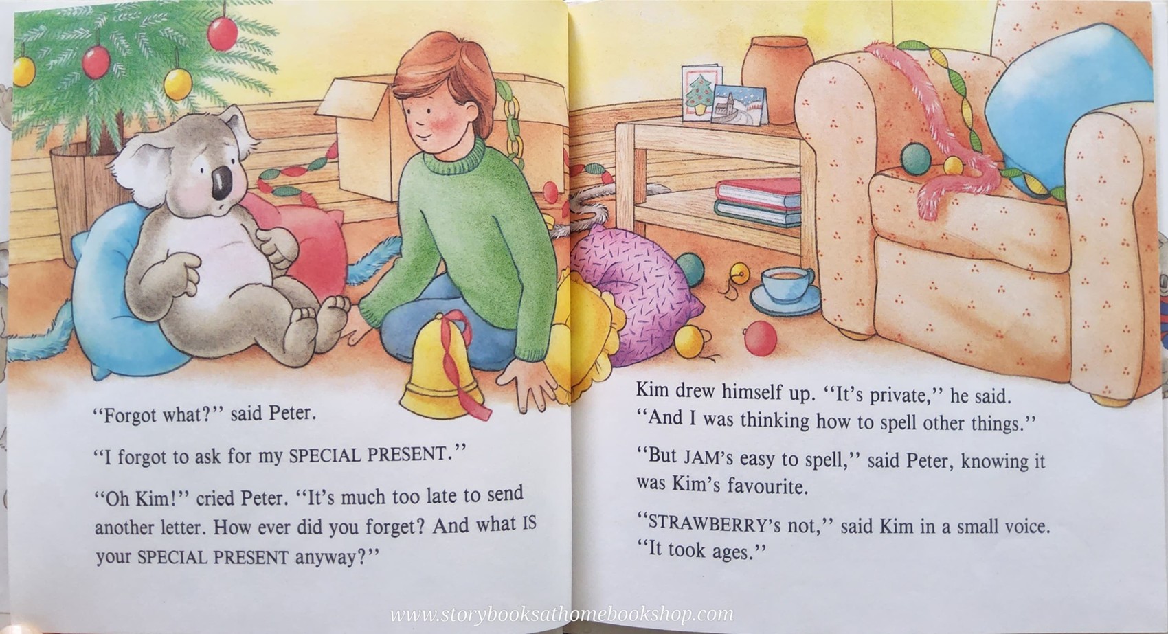 หนังสือนิทานปกแข็ง ** ♥️Kim meets Santa Claus