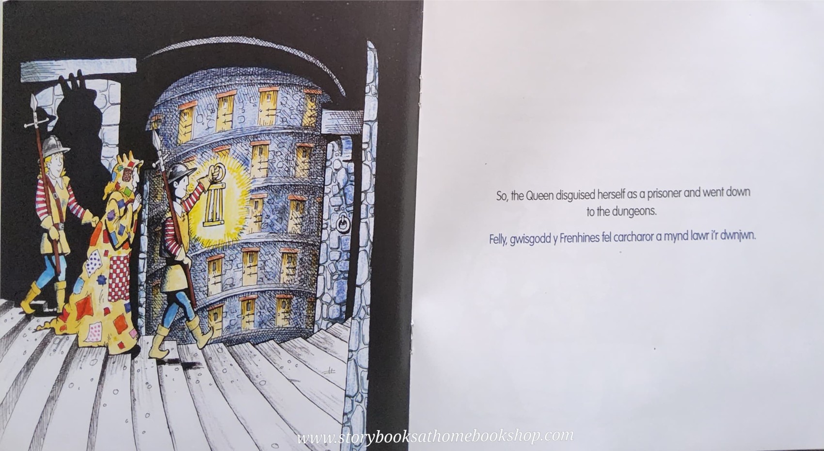 หนังสือนิทานปกอ่อน** 🍅🍓FUN IN THE DUNGEON (ENGLISH AND WELSH)