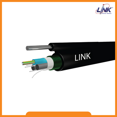 F.O. CTV Drop Wire, Solid, 3 Tube, Armored 12 Core, OS2 4,000 M.