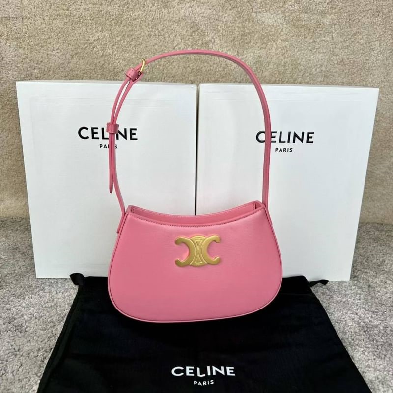[Pre-order] Celine MEDIUM TILLY BAG IN SHINY CALFSKIN BLACK งานเกรด vip งานคุณดีที่สุด