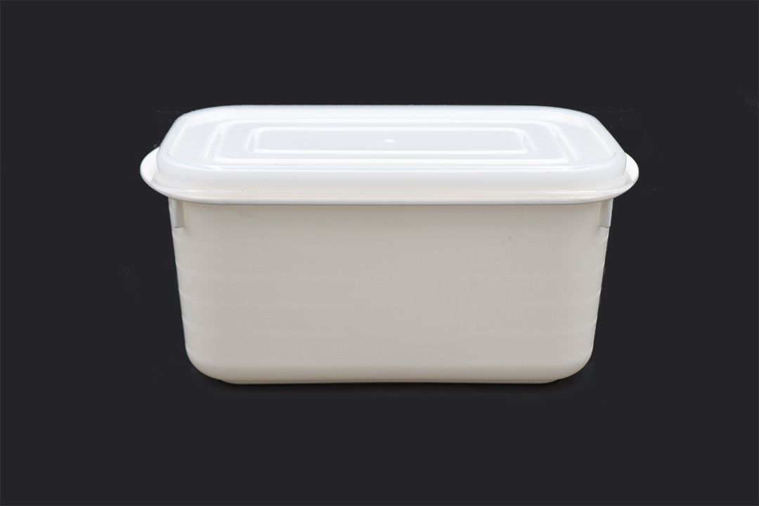 Food Box กล่องใส่อาหารพลาสติก JP Quality 700ml 9x16x8 cm สีขาว