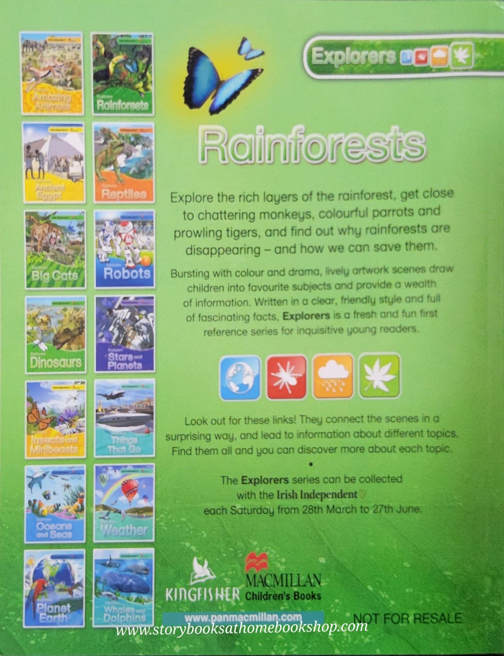 KNOWLEDGE BOOK** ð
ð
EXPLORERS RAINFORESTS