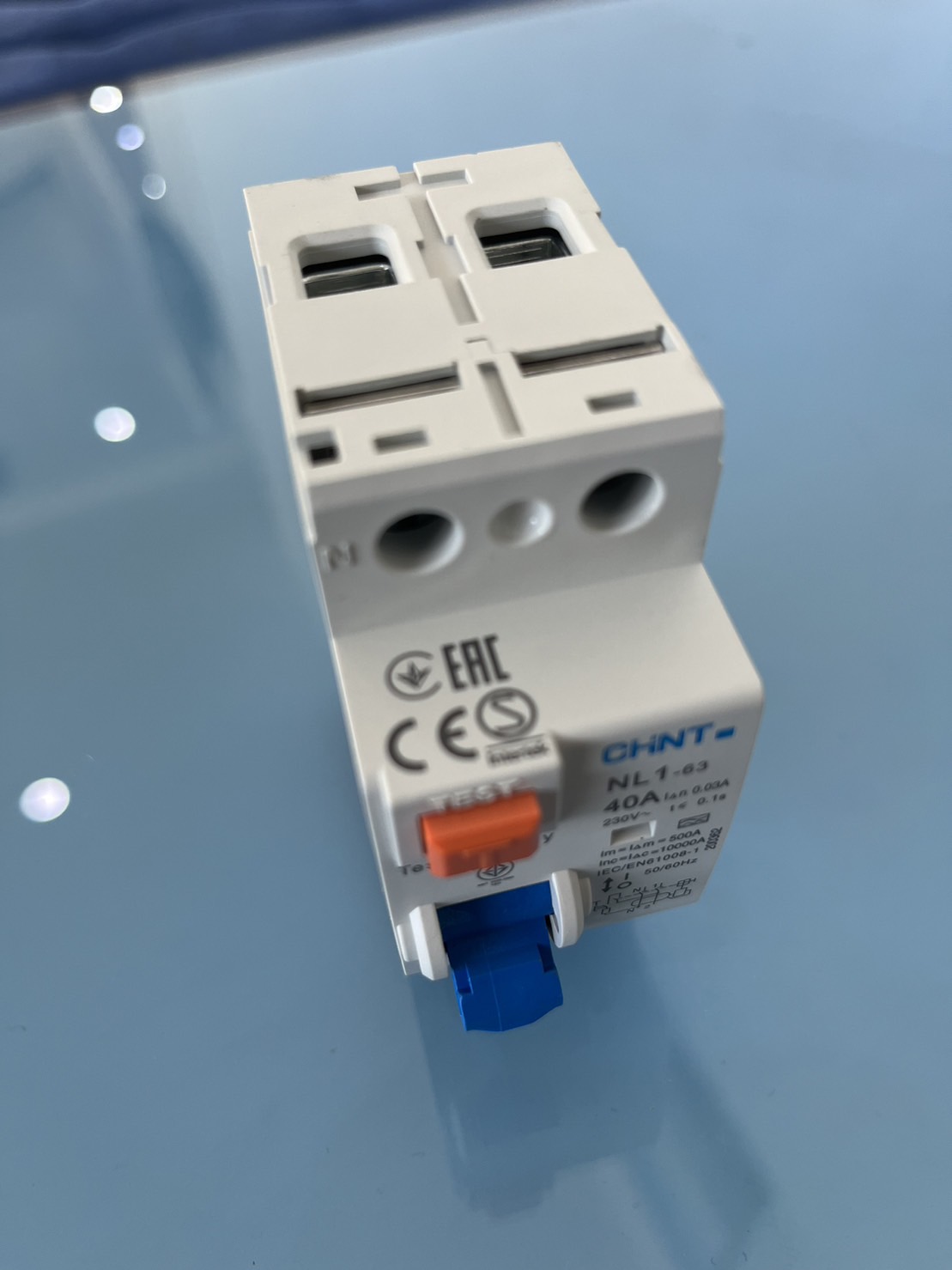 เบรกเกอร์กันดูด เซอร์กิตเบรกเกอร์ กันดูด Breaker RCCB รุ่น NL1-63 40A 2P Type A 30ma A (10 KA)