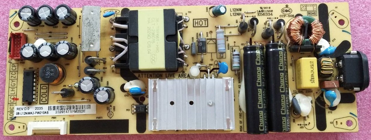 ซัพพลายทีวี ทีซีแอล TCL ของแท้มือสองพร้อมใช้งาน รุ่น43P8 LED43P65US 43T6 43 LINE TV พาร์ทบอร์ด 08-L12NWA2-PW210AB