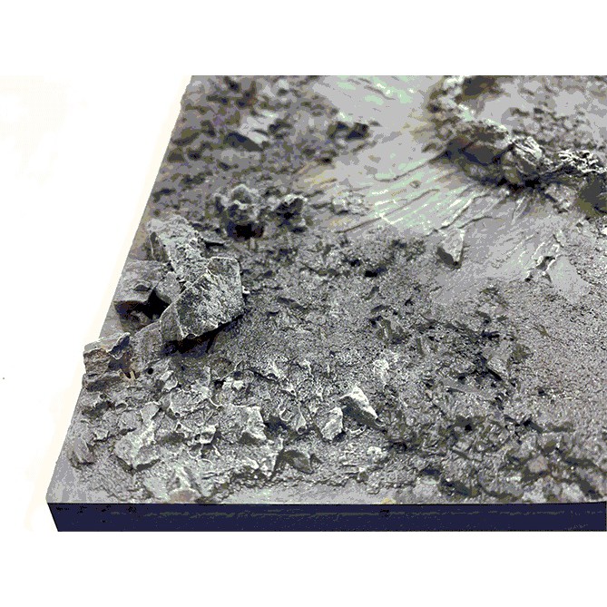 ฉากพื้นผิวดวงดาว ไดโอราม่า งานเรซิ่น GK Resin Diorama Planet Ground