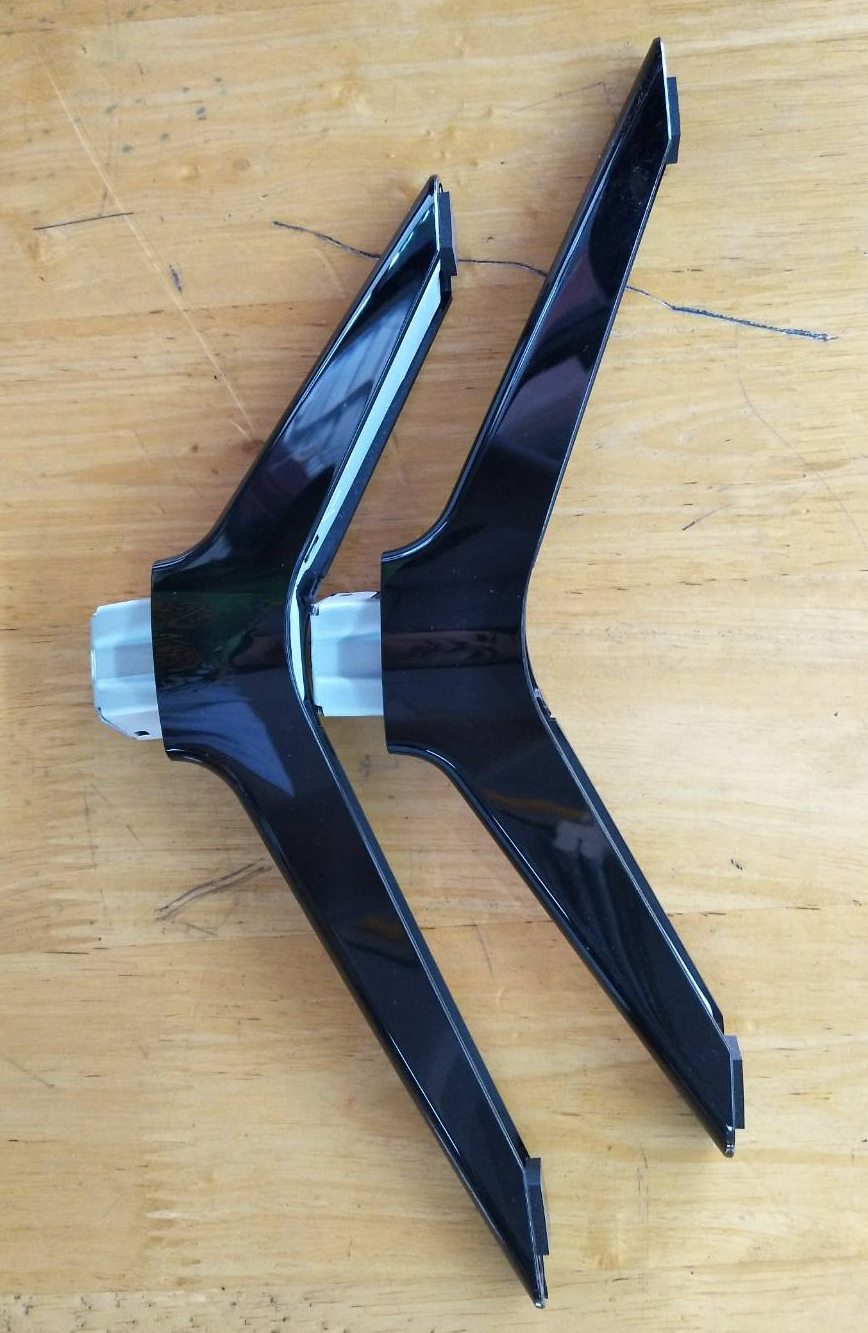 ขาตั้ง TV SHARP (ชาร์ป) อะไหล่แท้/จากเครื่อง ใช้กับรุ่น LC-40SA5200X พาร์ท KF385 KF384