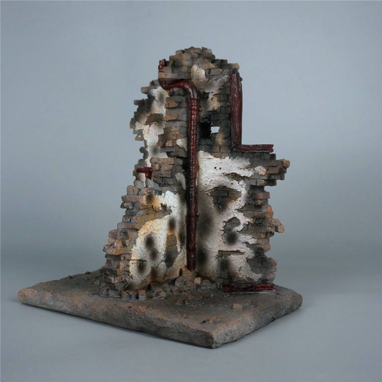 Diorama 1/12 งานฉากไดโอราม่า ฉากซากกำแพง