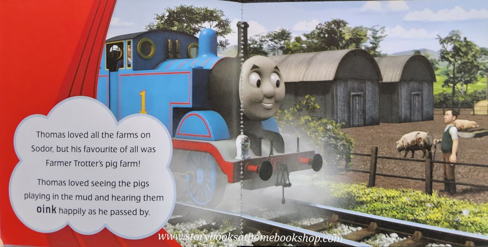 SMALL BOOK** **หนังสือนิทานปกอ่อน** 🍅🍓THOMAS&FRIENDS: THOMAS AND HE PIGLETS