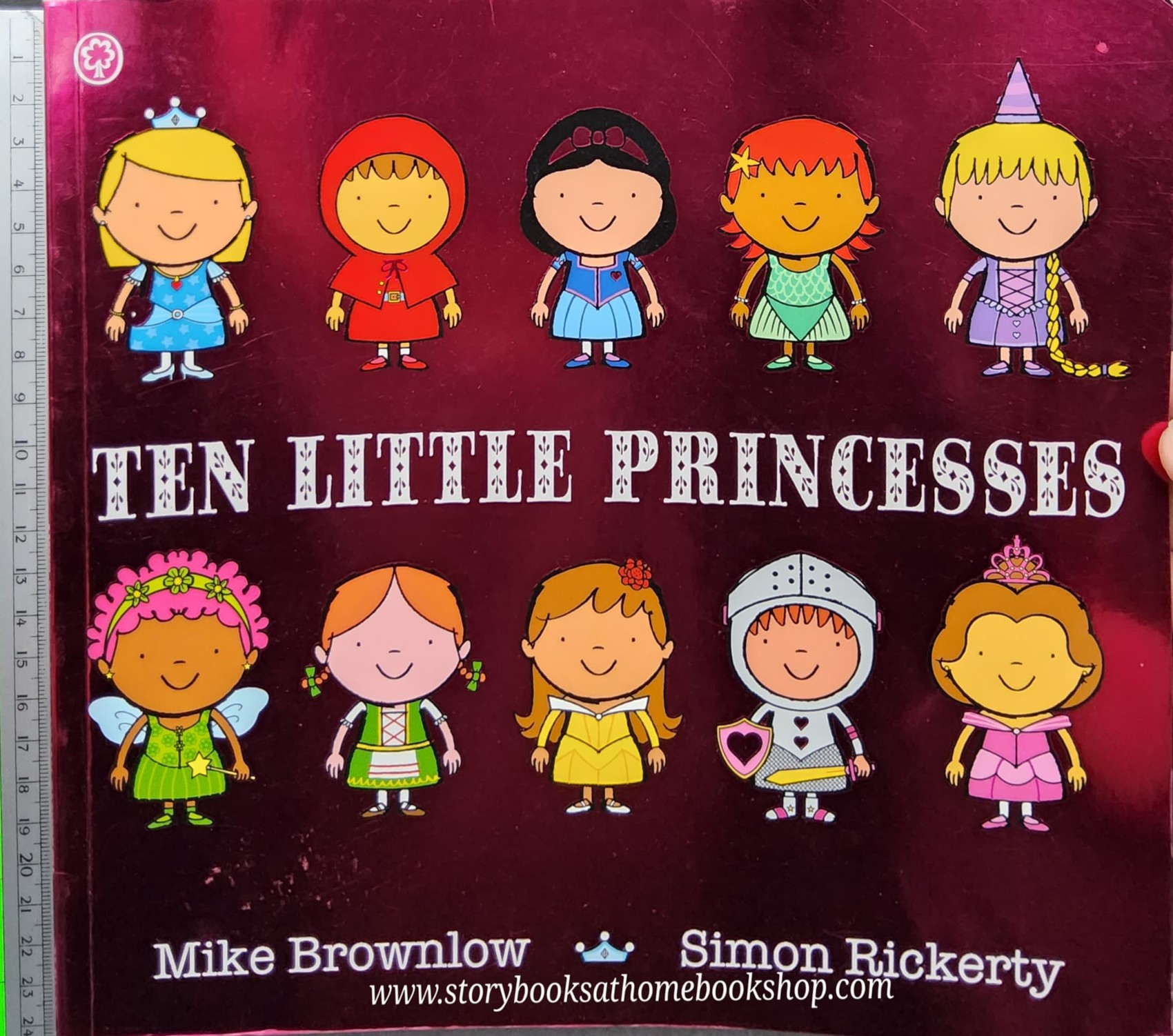 หนังสือนิทานปกอ่อน ** 🍅🍓TEN LITTLE PRINCESS MY MIKE BROWNLOW.SIMON RICKERTY