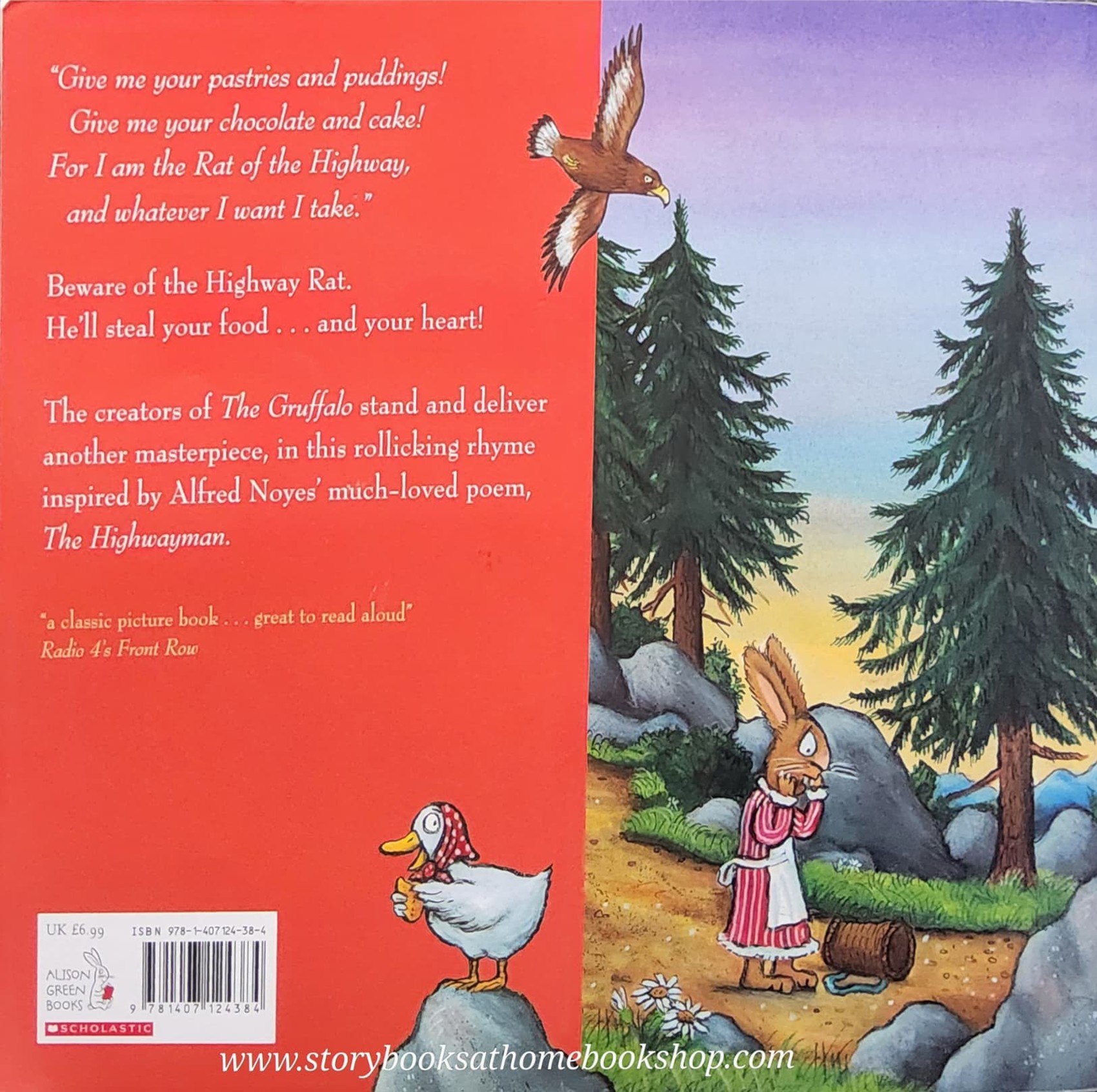 หนังสือนิทานปกอ่อน** 🍅THE HIGHWAY RAT BY JULIA DONALDSON.AXEL SCHEFFLER