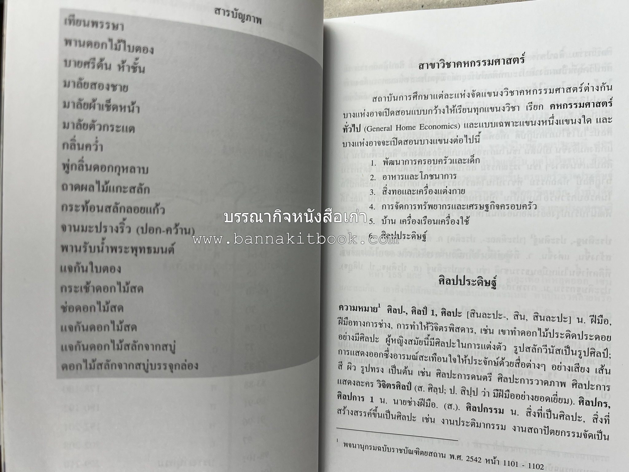 ศัพท์ศิลปประดิษฐ์ โดย : สมาคมคหเศรษฐศาสตร์แห่งประเทศไทย ในพระบรมราชินูปถัมภ์.