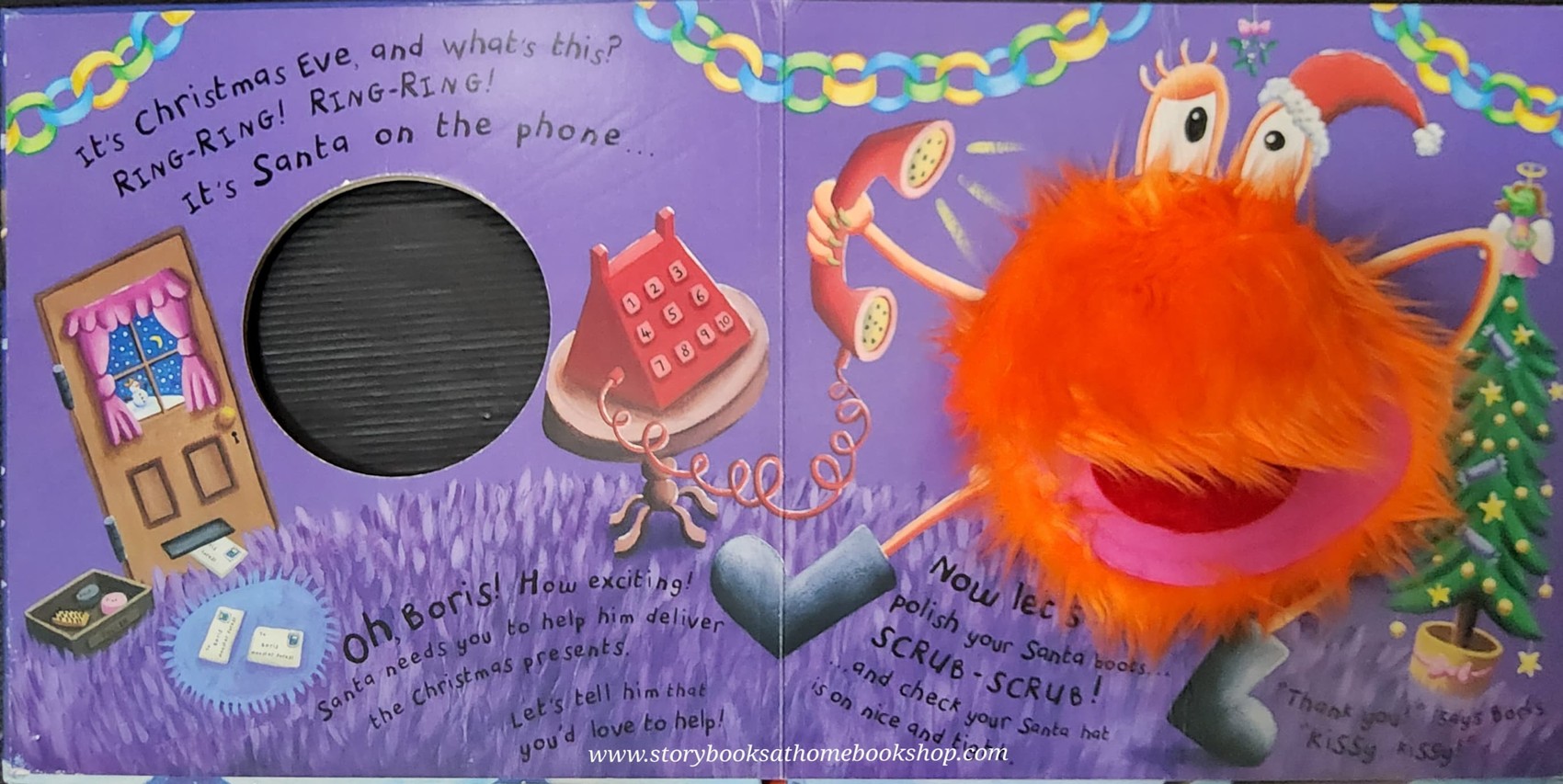 PUPPET BOOK 🍅🍅HAPPY CHRISTMAS BORIS! BY SAM LLOYD