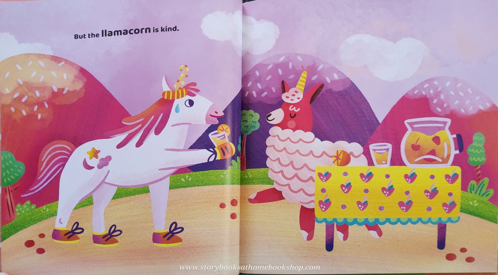 หนังสือนิทานปกแข็ง ** 🍅🍓THE LLAMACORN IS KIND BY KATE COOM6S (มีปกหุ้ม ปกกริทเตอร์)
