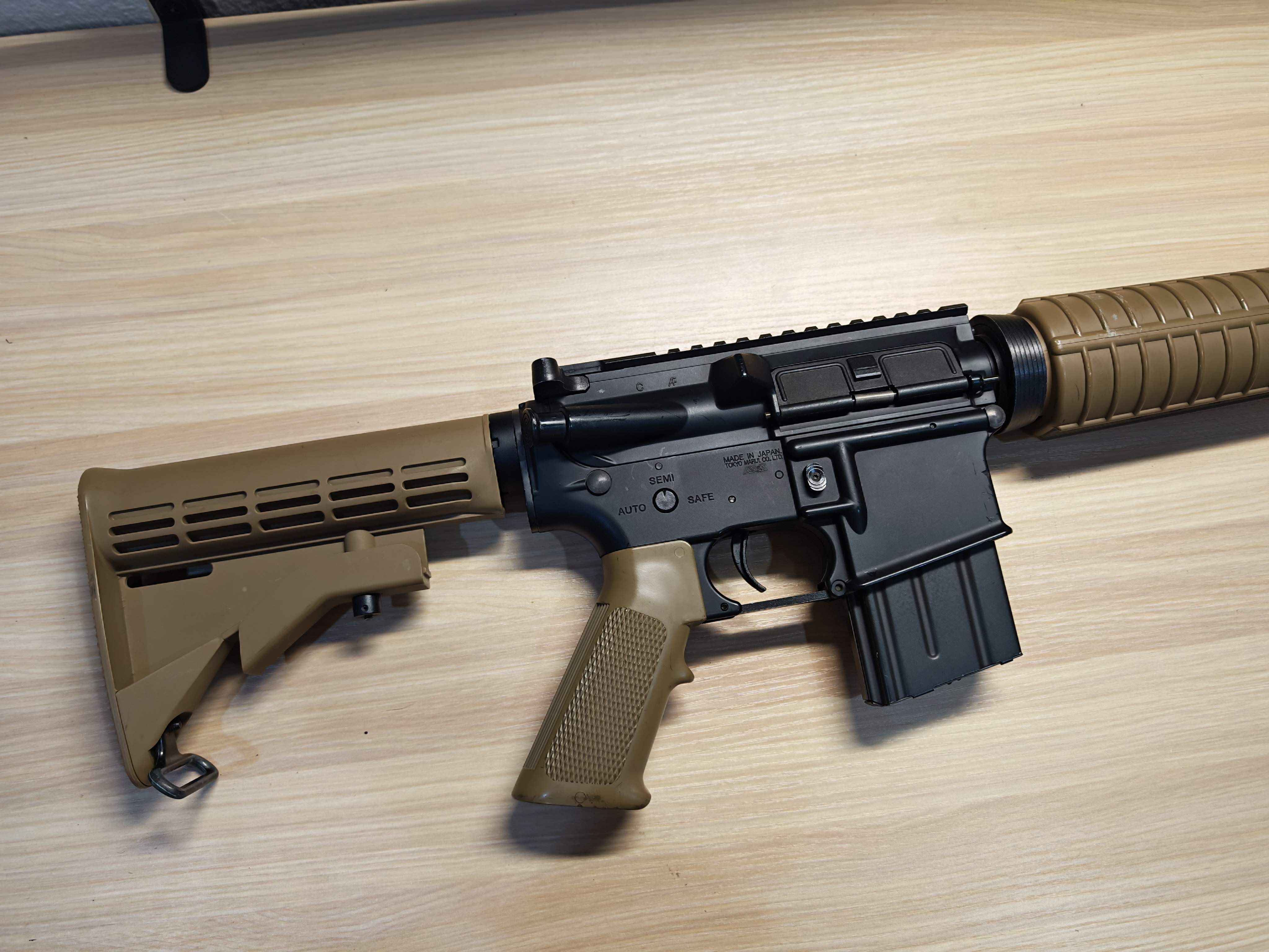 Tokyo Marui M933 Commando M4 + ที่เก็บเสียง AEG BB Gun บีบีกัน Airsoft Gun ปืนอัดลม ปืนยาวไฟฟ้า มือสอง