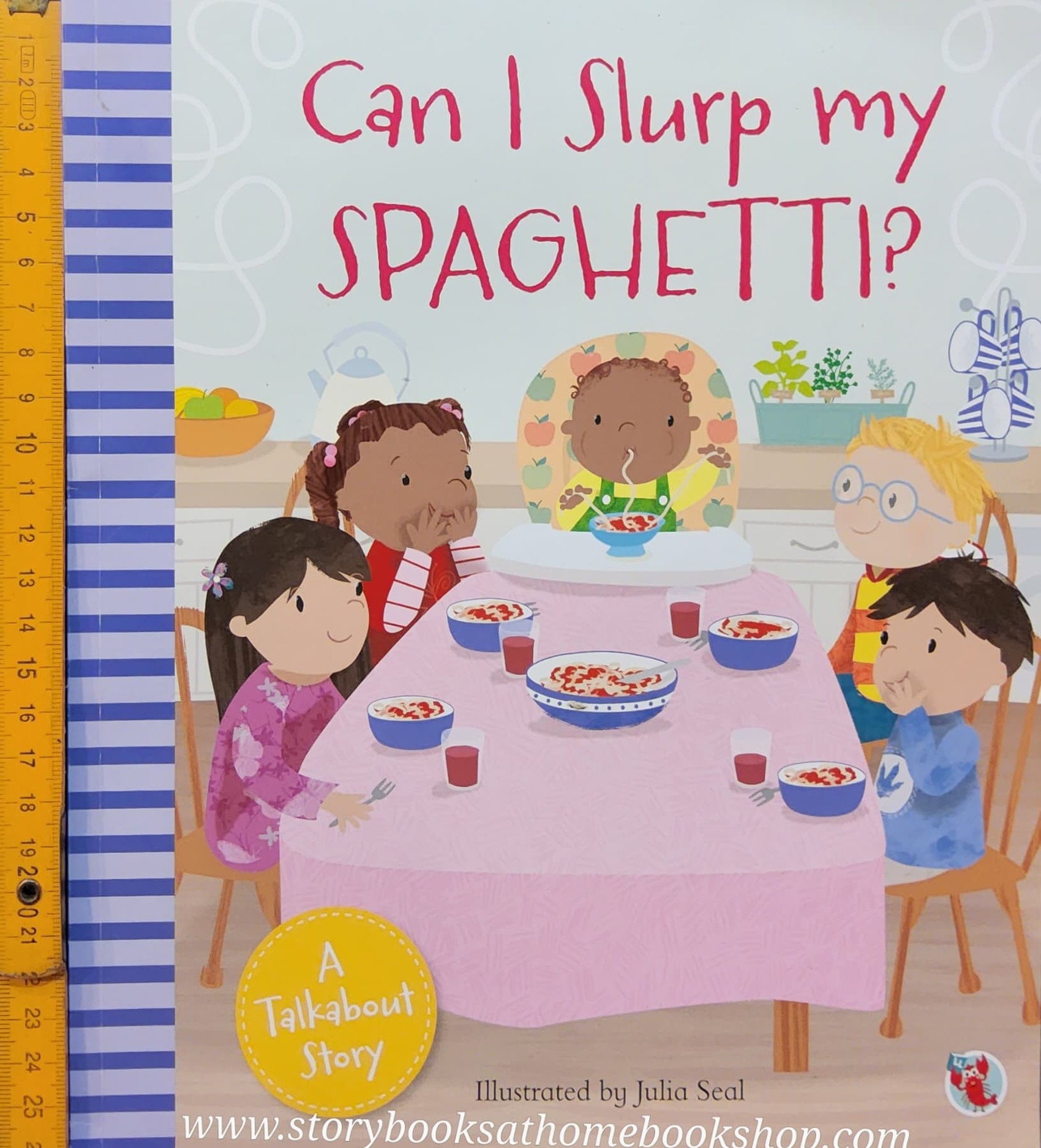หนังสือนิทานปกอ่อน** 🍅🍓CAN I SLURP MY SPAGHETTI?♥️♥️