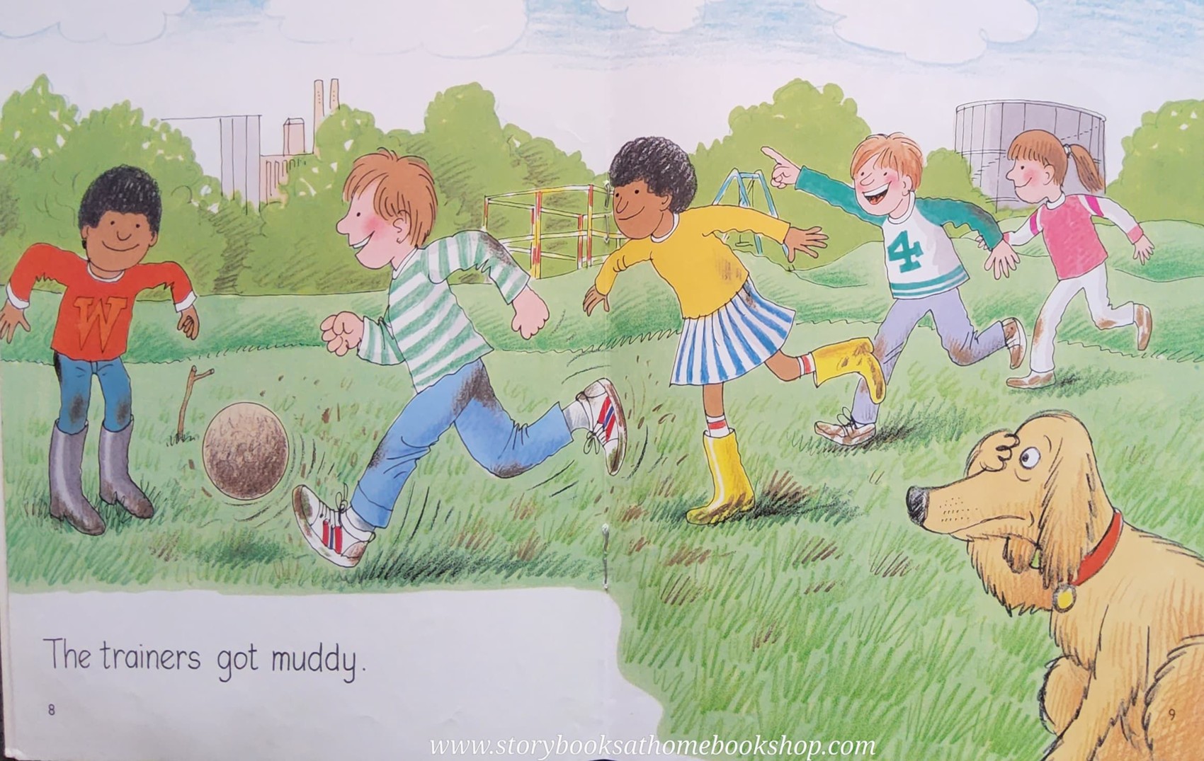 หนังสือนิทานปกอ่อน ** 🍅OXFORD READING TREE: NEW TRAINERS