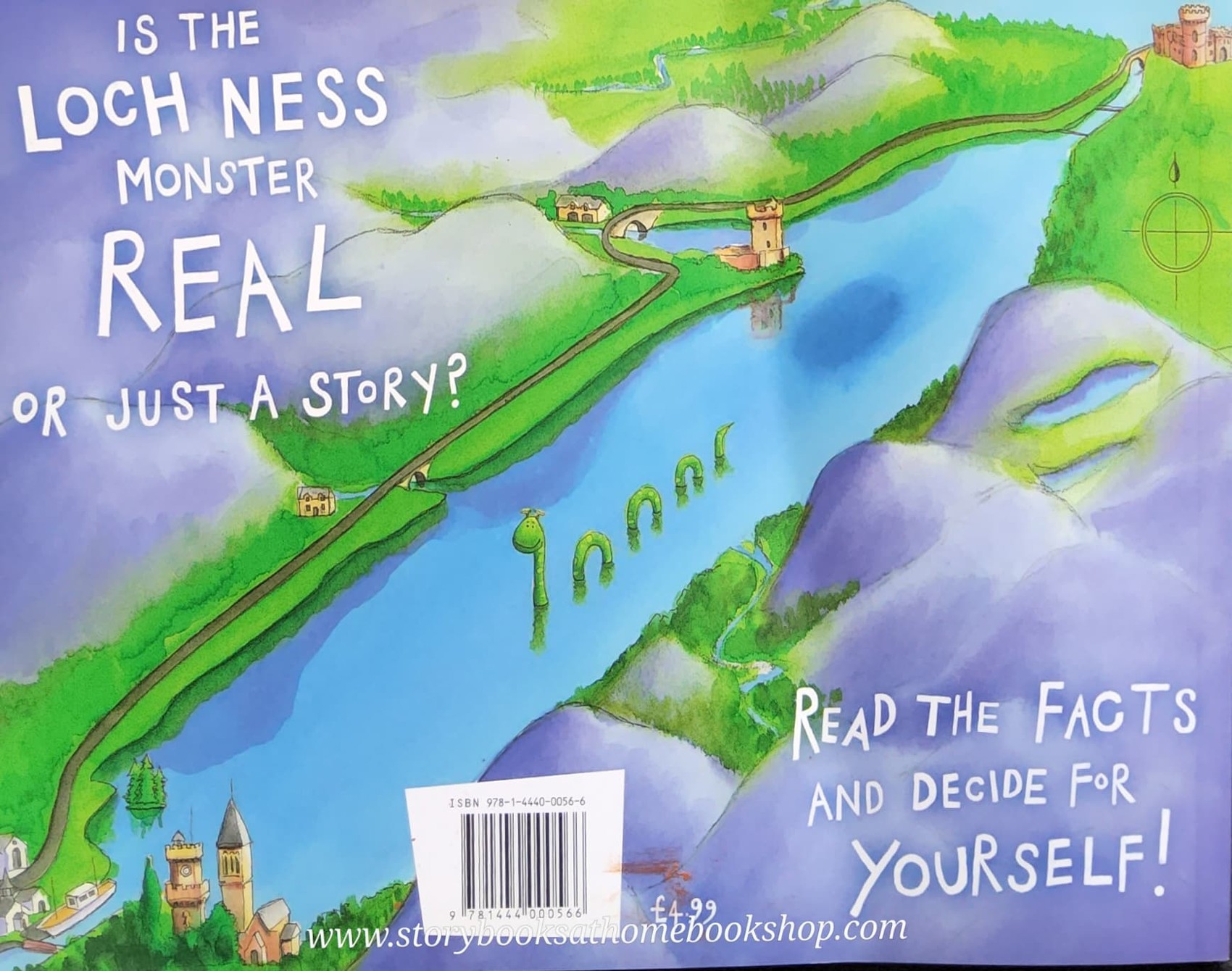 หนังสือนิทานปกอ่อน** 🍅🍅NESSIE THE LOCH NESS MONSTER BY RICHARD BRASSEY