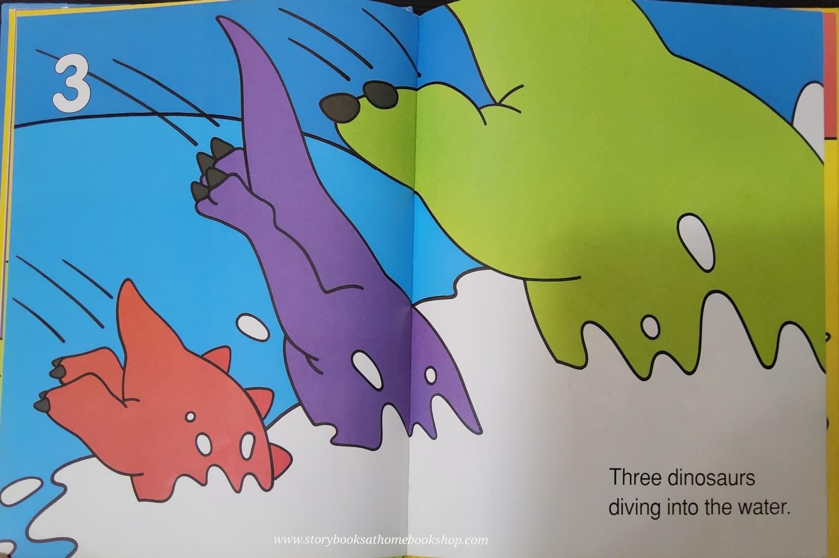 หนังสือนิทานปกแข็ง ** 🍅DINOSAUR PLAYTIME ONE DINOSAUR