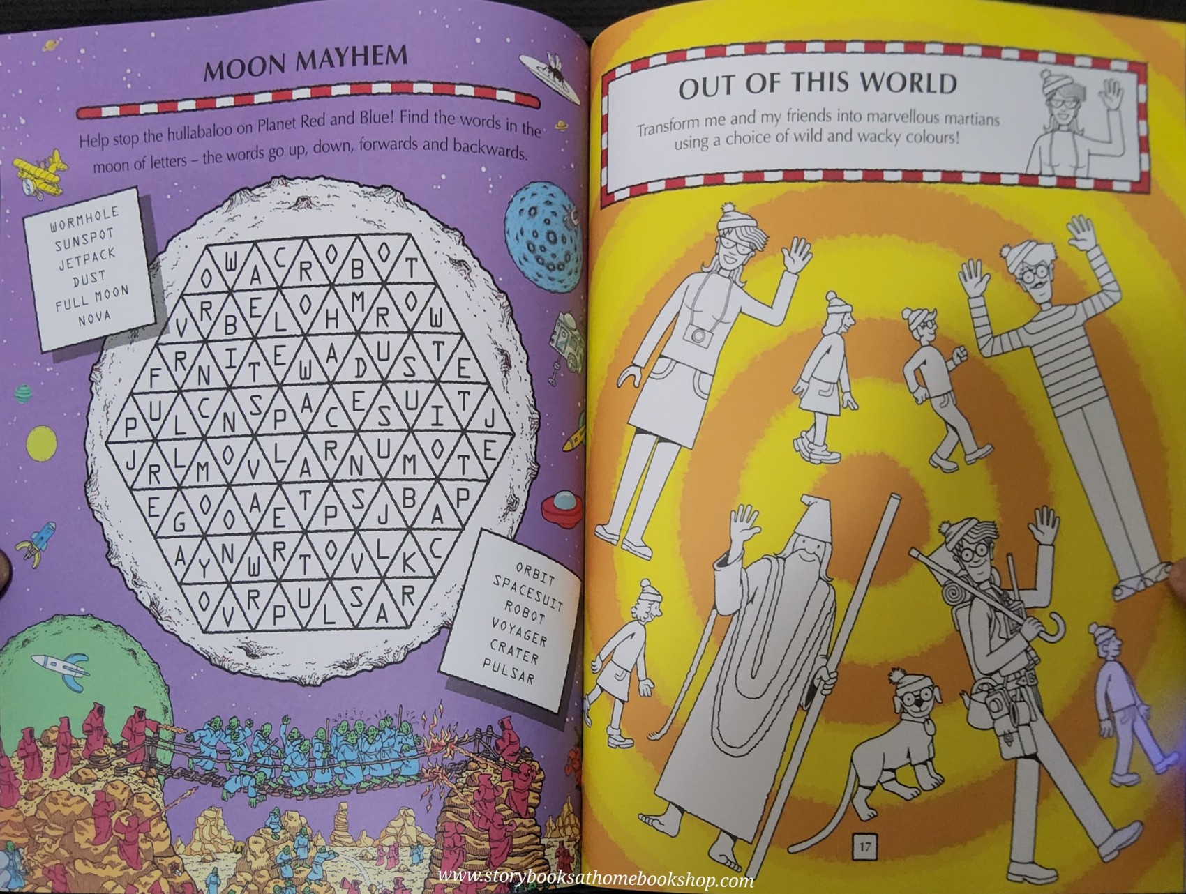 Puzzle Book** ð
ðWHERE'S WALLY?IN OUTER SPACE ACTIVITY BOOK (100+ STICKERS!)