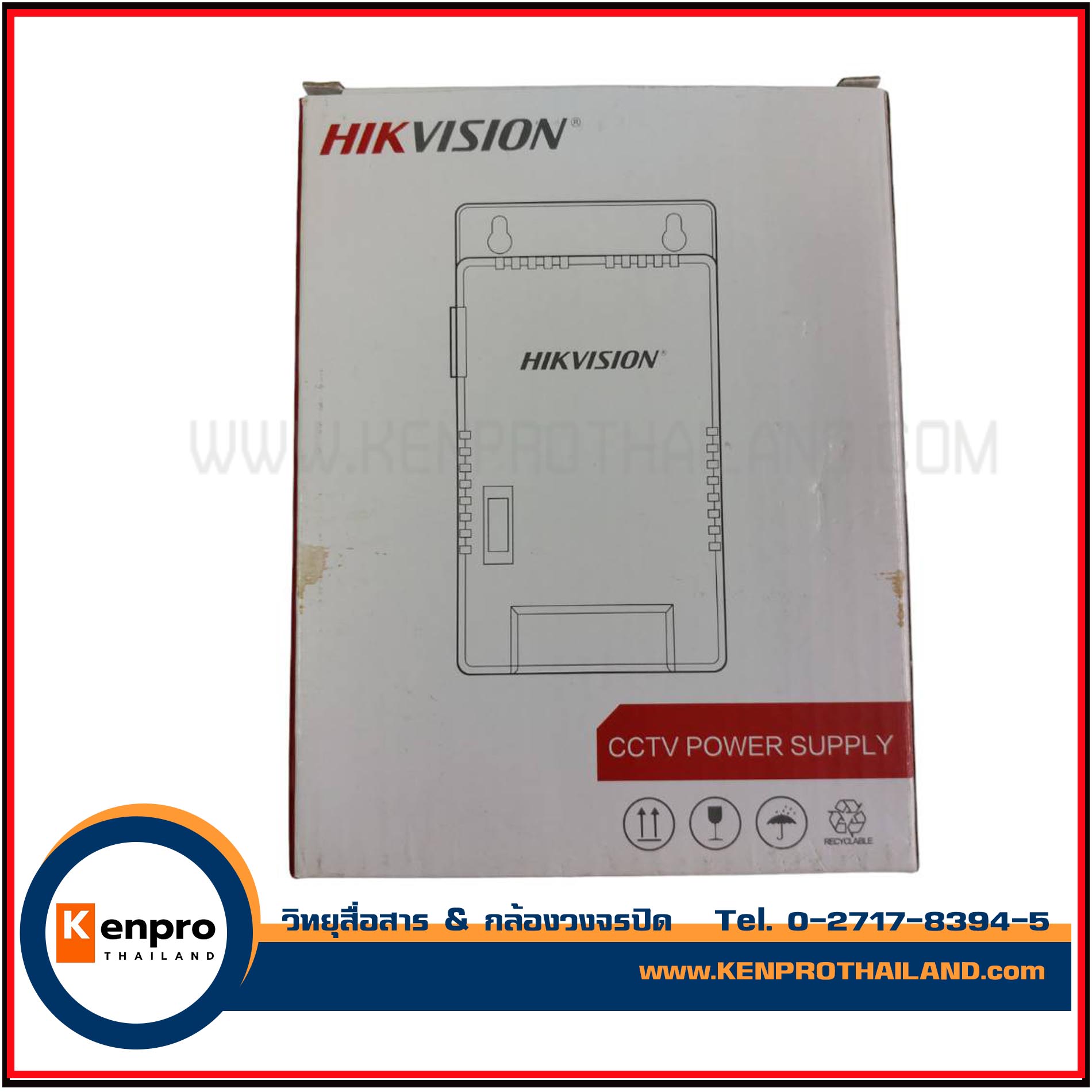 HIKVISION Switching Power Supply รุ่น DS-2FA1225-C4 (EUR) อุปกรณ์จ่ายไฟสำหรับระบบกล้องวงจรปิด