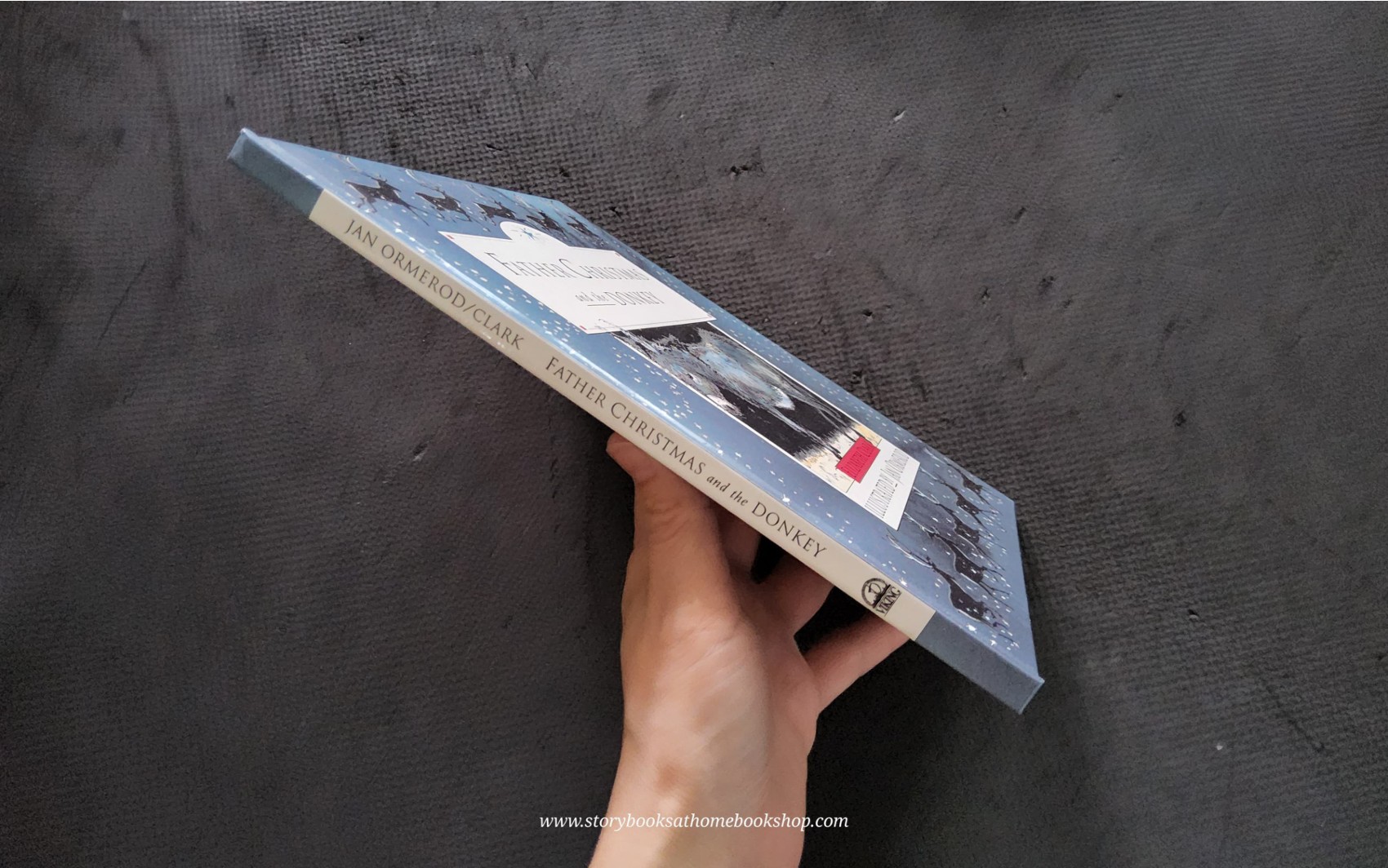 หนังสือนิทานปกแข็ง** 🍅🍓FATHER CHRISTMAS AND THE DONKEY BY ELIZABETH CLARK