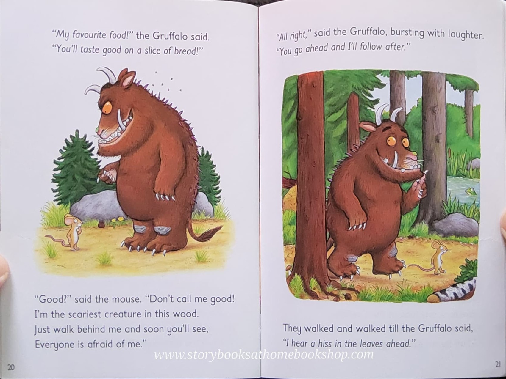หนังสือนิทานปกอ่อน** 🍅🍅LET'S READ: THE GRUFFALO BY JULIA DONALDSON.AXEL SHEFFLER (ฉบับพกพา)