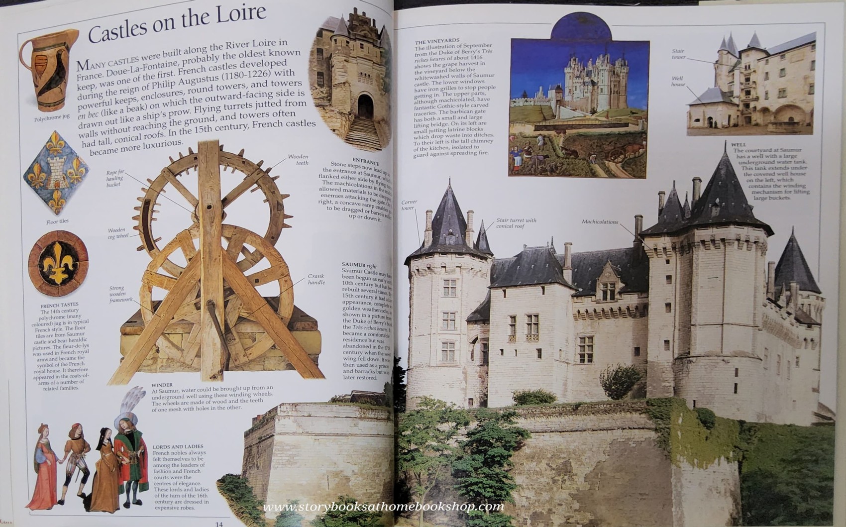 KNOWLEDGE BOOK** ♥️DK EYEWITNESS GUIDES:CASTLE