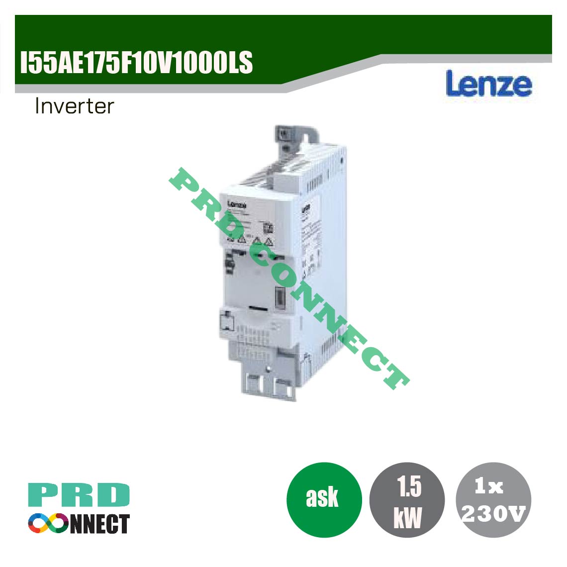 I55AE175F10V1000LS, LENZE INVERTER