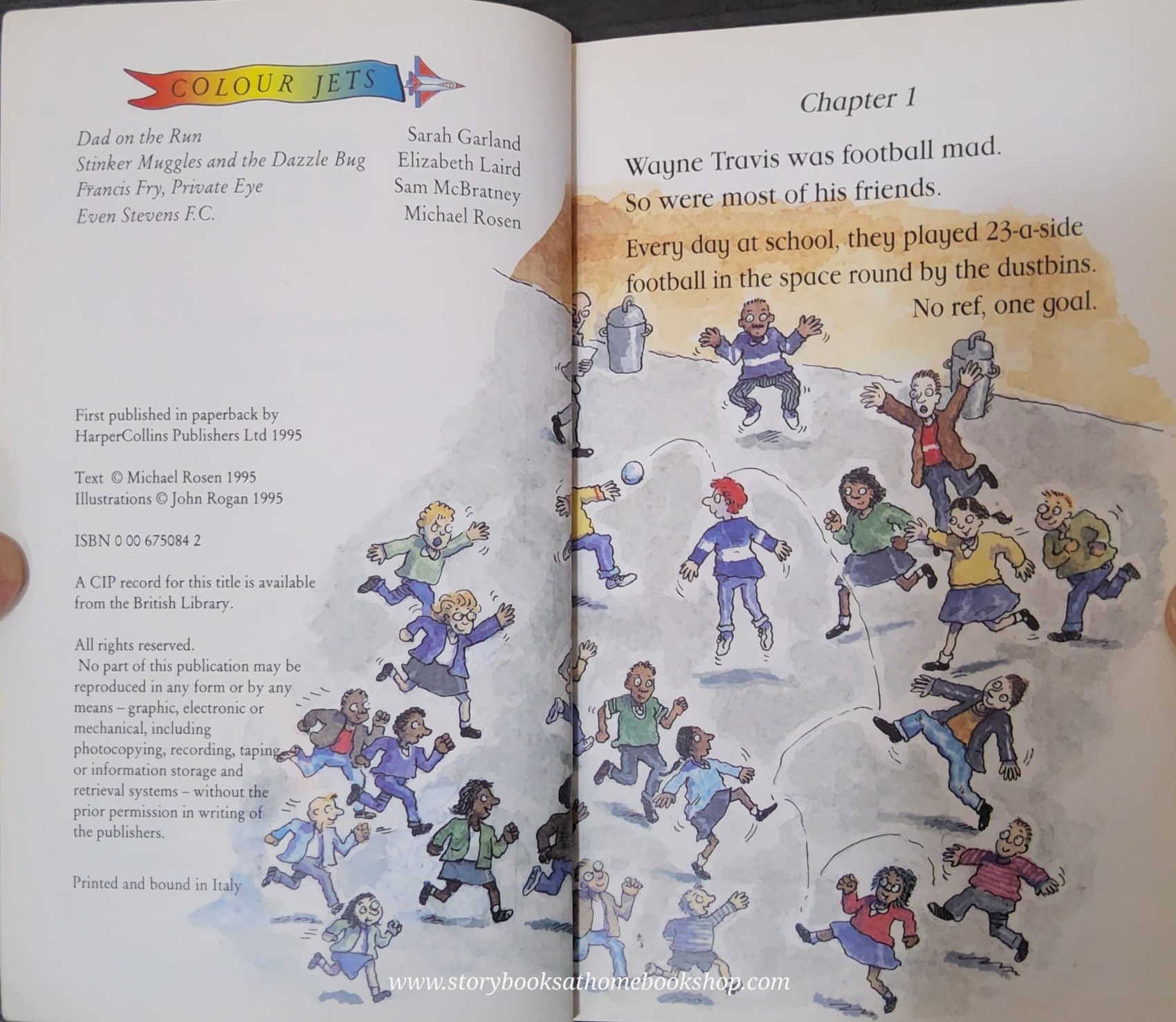 หนังสือนิทานปกอ่อน** 🍅🍓COLOUR JETS:EVEN STEVENS F.C.