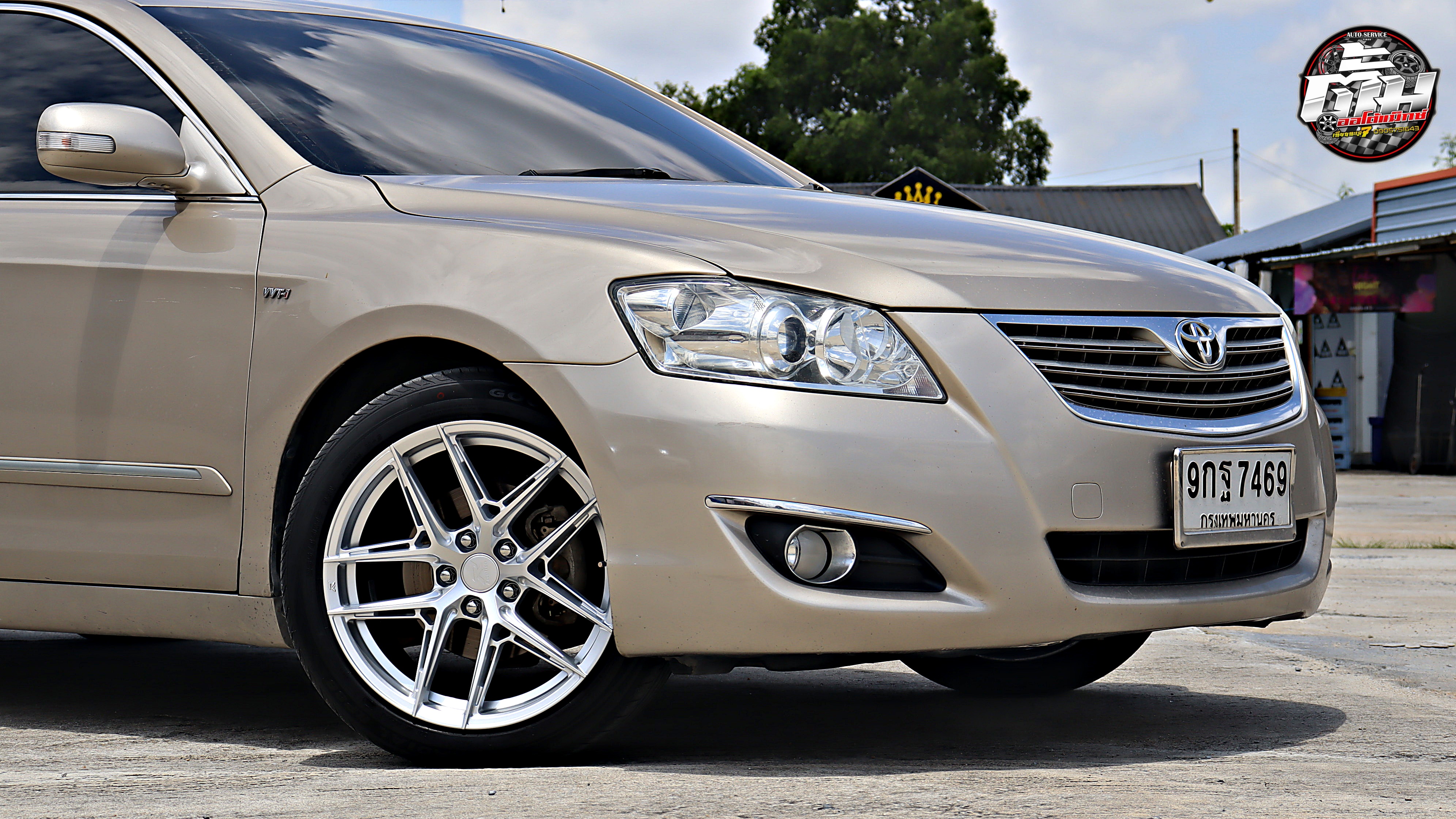 TOYOYA CAMRY เปลี่ยนล้อยาง EMOTION-R VS2 ขอบ18นิ้ว ยาง GOODRIDE RP88 235/45R18 98V