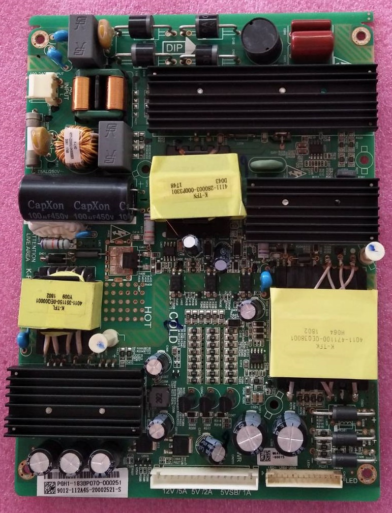 เพาเวอร์ซัพพลายทีวีฟิลลิปส์(Power Supply TV PHILIPS) มือสองพร้อมใช้งาน รุ่น43PUT6002S/67 50PUT6002S/67 55PUT6002S/67 (ใช้กับไดร์ขับหลอด 3ชุด)