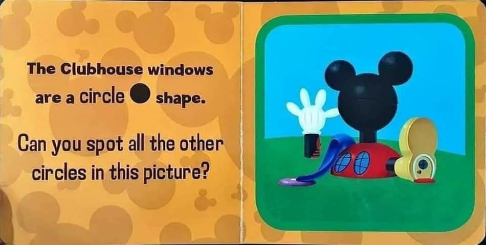 Board Book** 🍅🍓 MICKEY MOUSE CLUB :SHAPES