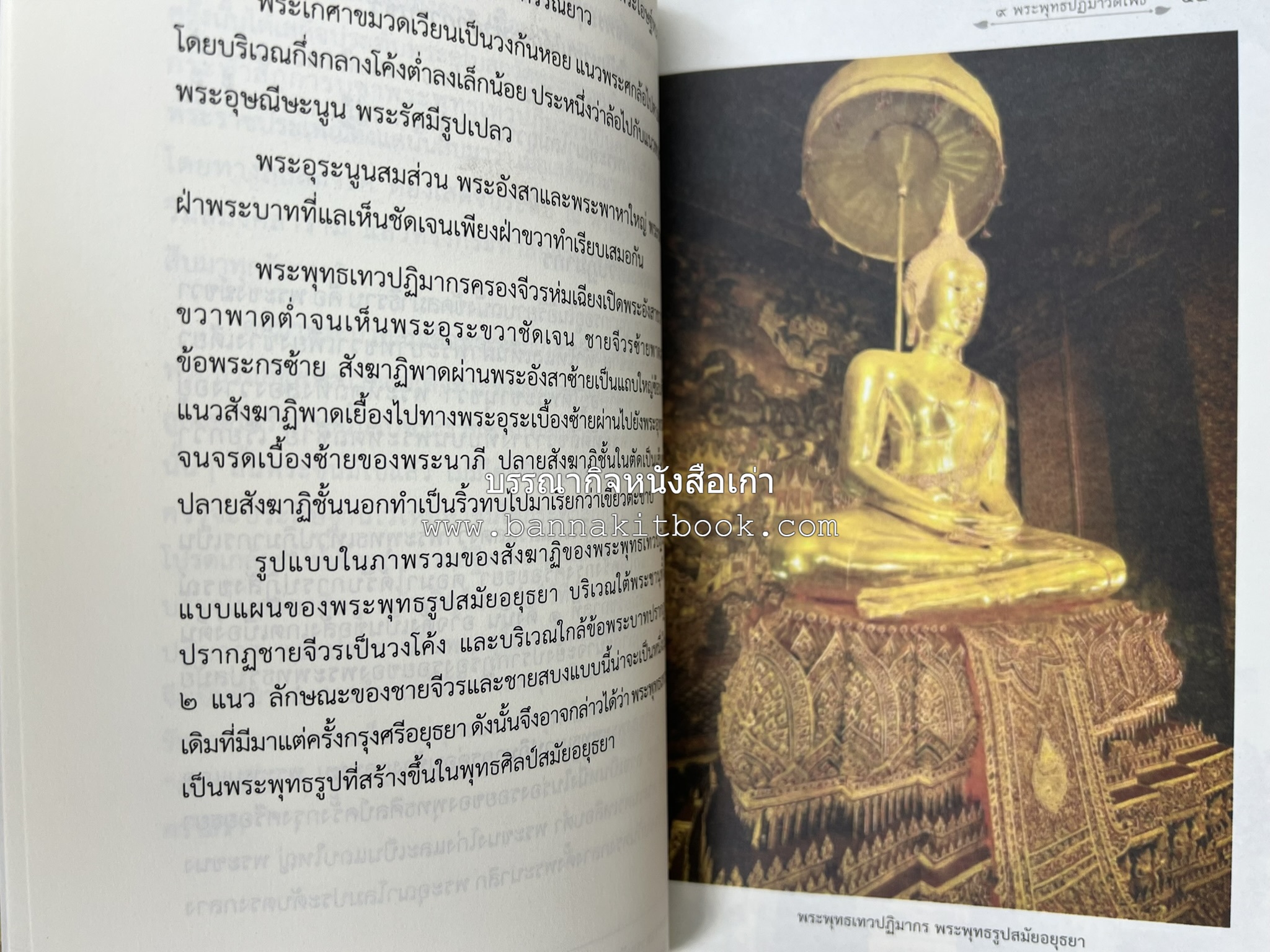 ๙ พระพุทธปฏิมาวัดโพธิ์ โดย : รองศาสตราจารย์ ดร.ศานติ ภักดีคำ.