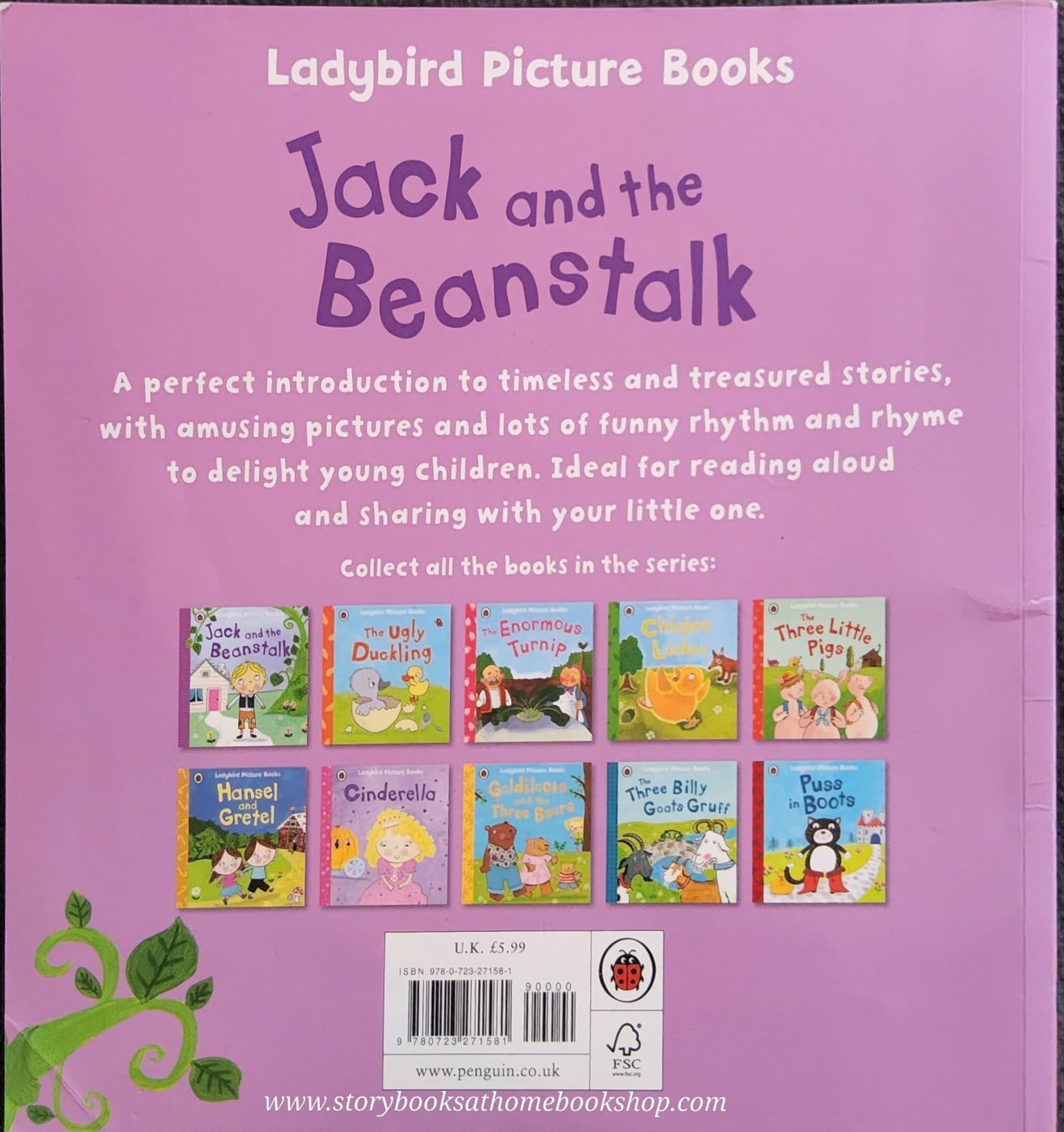 หนังสือนิทานปกอ่อน** 🍅🍓JACK AND THE BEANSTALK