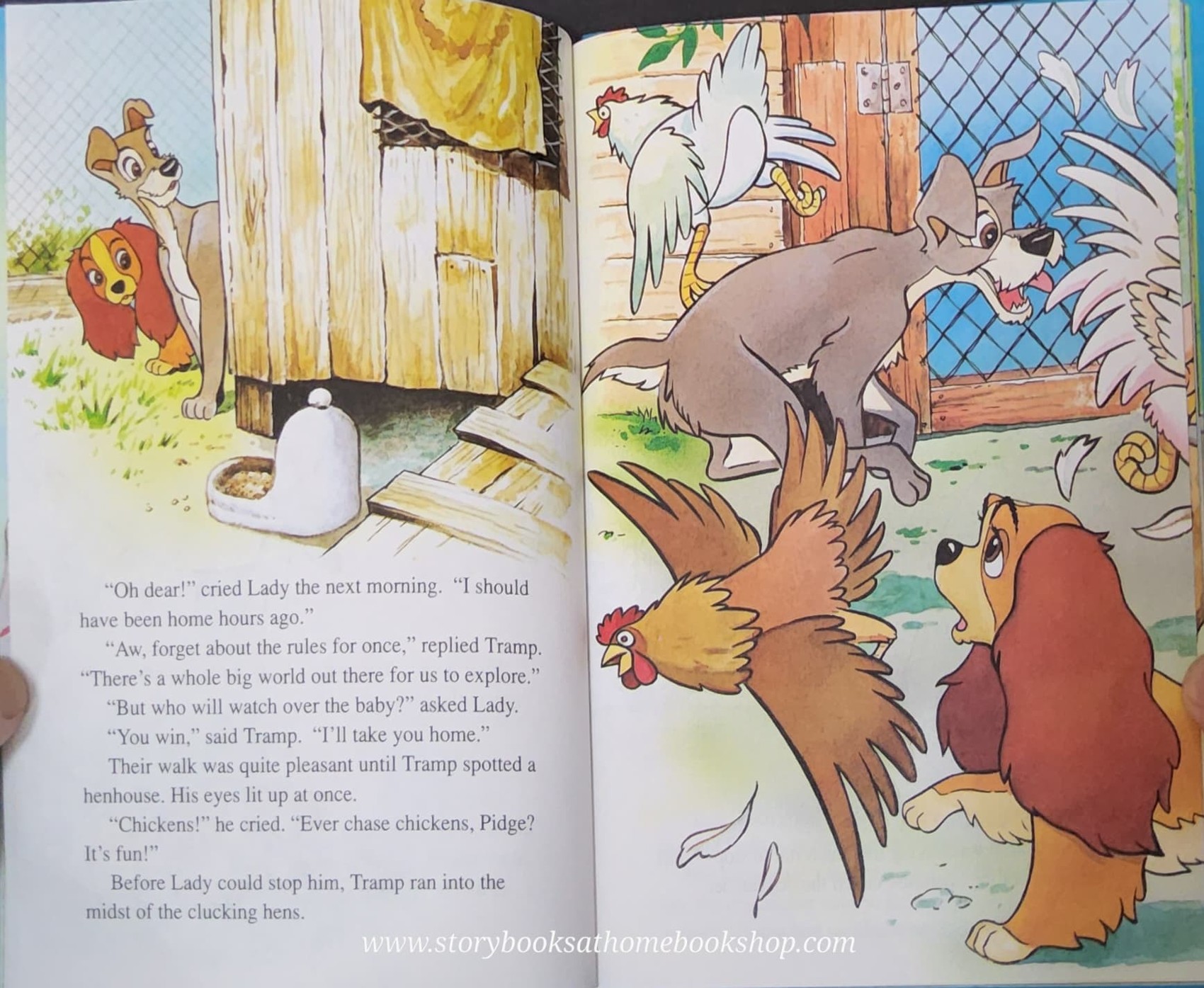 หนังสือนิทานปกแข็ง** 🍅🍅DISNEY LADY AND THE TRAMP