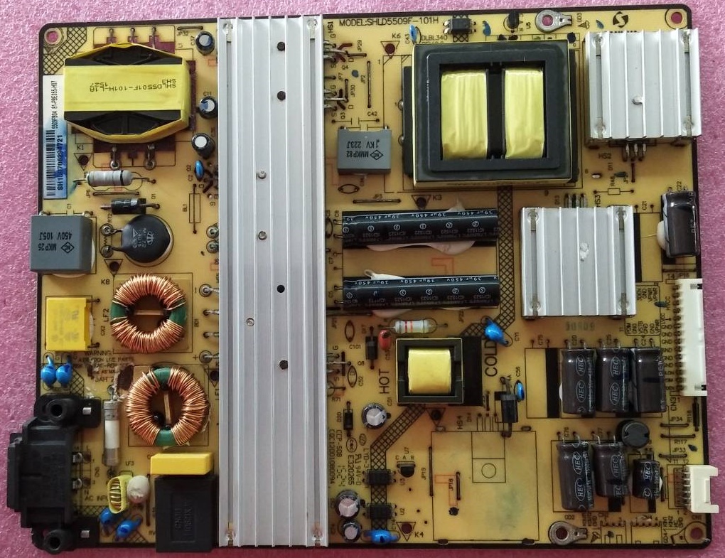 ซับพลายทีวี Panasonic (พานาโซนิค) อะไหล่แท้/ของถอดจากเครื่อง ใช้กับรุ่น TH-50C300T พาร์ทบอร์ด SHLD5509F-101H