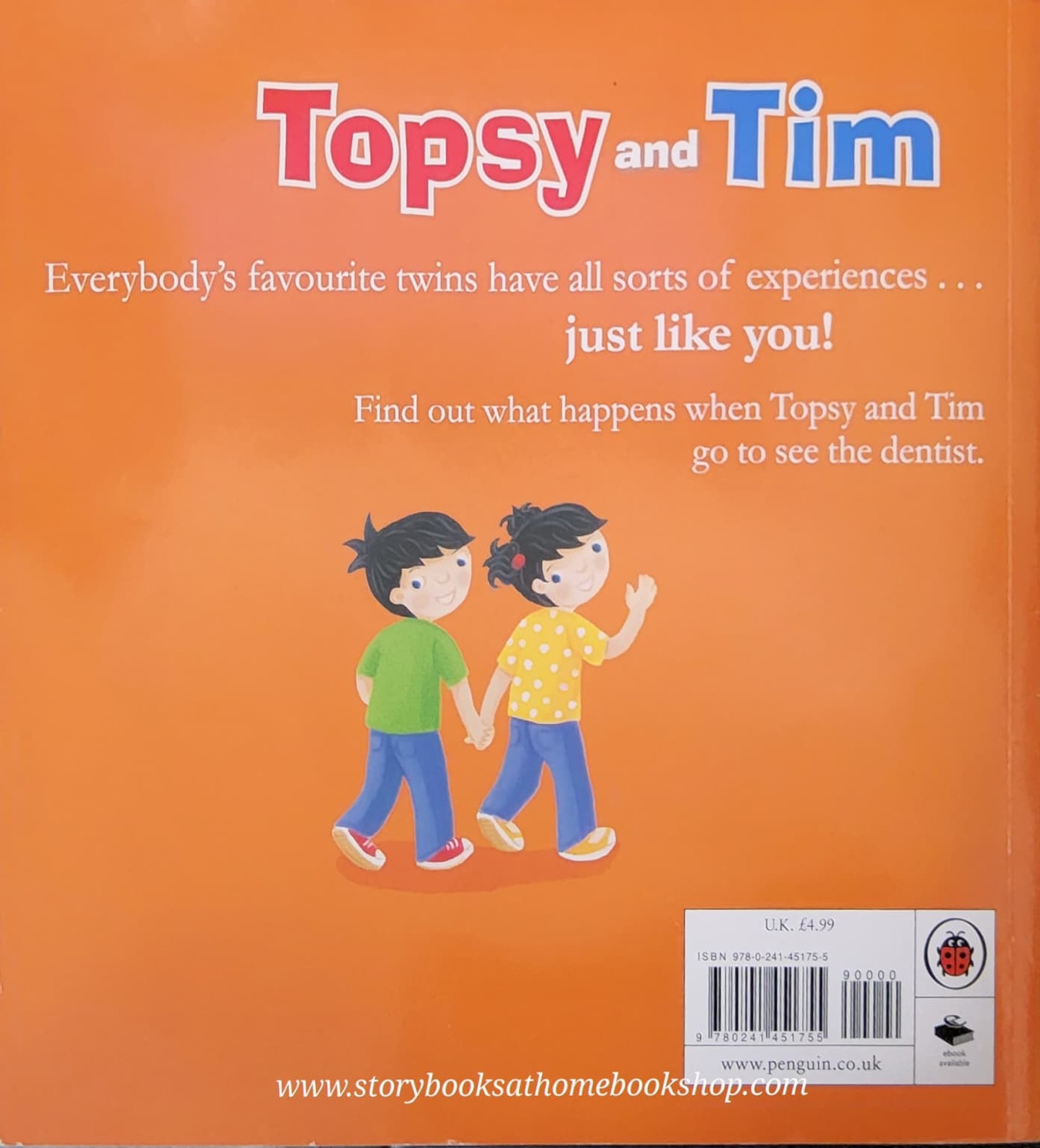 หนังสือนิทานปกอ่อน** 🍅🍓TOPSY AND TIM GO TO THE DENTIST BY JEAN AND GARETH ADAMSON