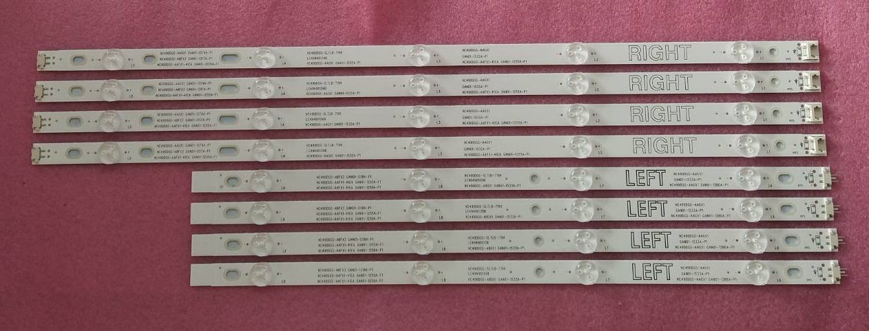 หลอดแอลอีดีแบล็คไลท์ (LED BLACK LIGHT) LG หลอดใหม่โรงงาน ใช้ได้กับรุ่น49UK6320PTE.ATMLLJD 49UK6200PTA.ATMWLJD 49UM7290PTD.ATMYLJD 49UM7300PTA.ATMYLJD 49UN7200PTF.ATMWLJD 49UT640S0TA.ATMYLJD 49UT660H0TA.ATMYLJD 49UU640C-TB.ATMWLJD 49UU660H-TB.ATMWLJD