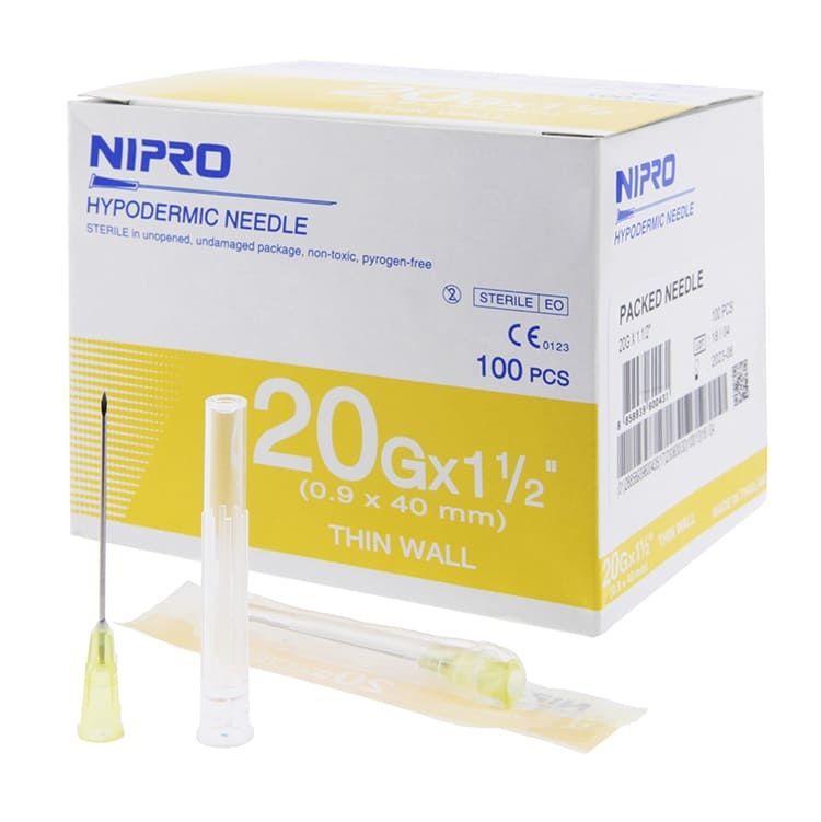 NIPRO เบอร์ 20G x 1 1/2 นิ้ว