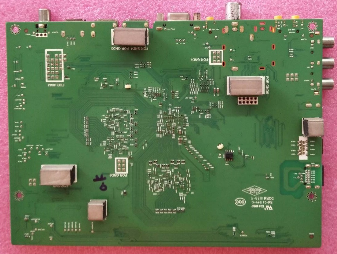 Main Board (เมนบอร์ด) Panasonic (พานาโซนิค) ของแท้ถอดจรากเครื่อง ใช้กับรุ่น TH-49DX400T พาร์ทบอร์ด 5800-A6M20B-0P50