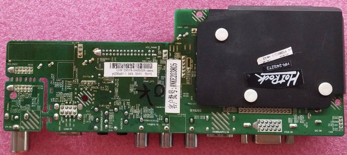 เมนบอร์ดทีวี HotRock ฮอทร๊อค ของแท้ถอดจากเครื่อง รุ่น HR-24S2T เบอร์จอPT236AT02-1